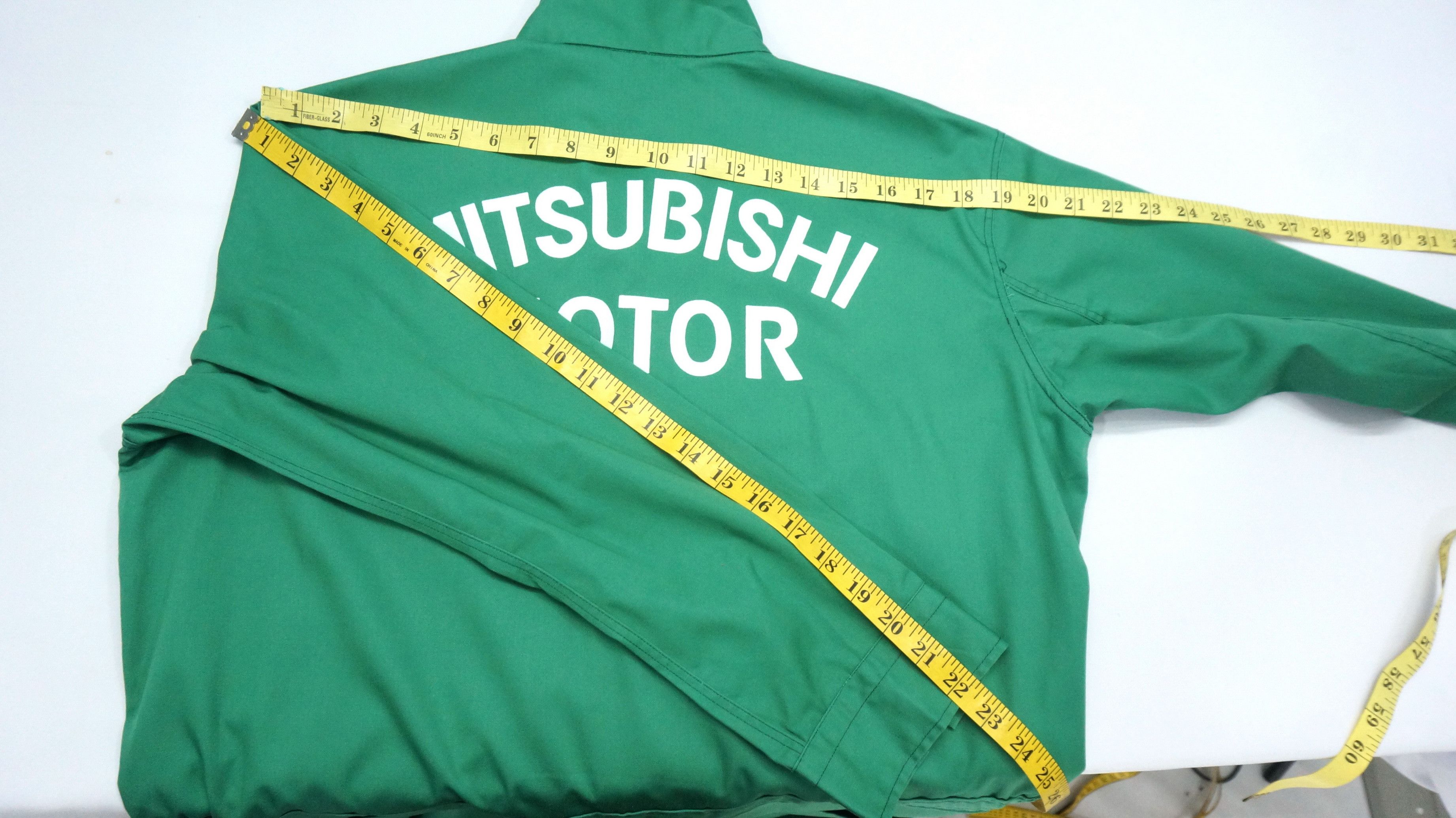 Japanese Brand Vintage MITSUBISHI MOTORS Uniform Coverall Size US 37 - 6 Thumbnail
