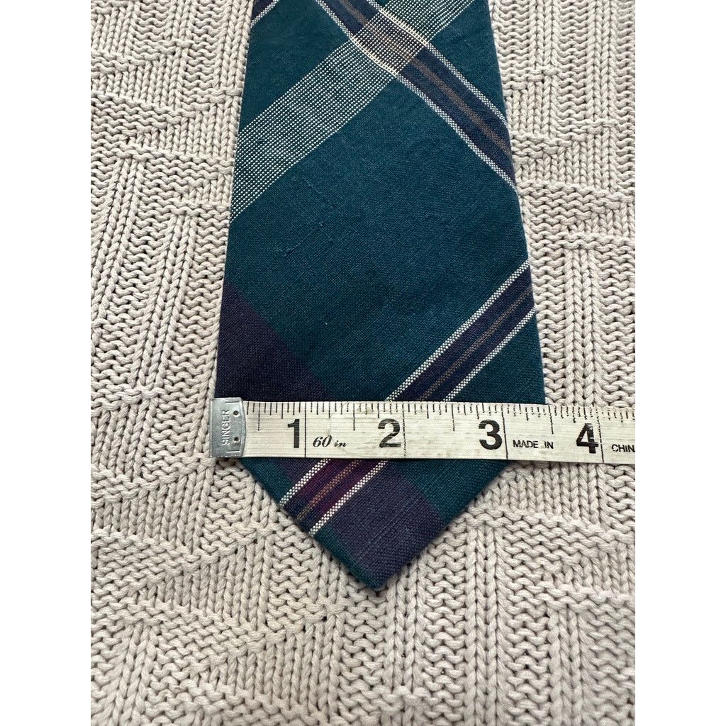 American Eagle Outfitters Vintage American Eagle plaid cotton tie Size ONE SIZE - 5 Thumbnail