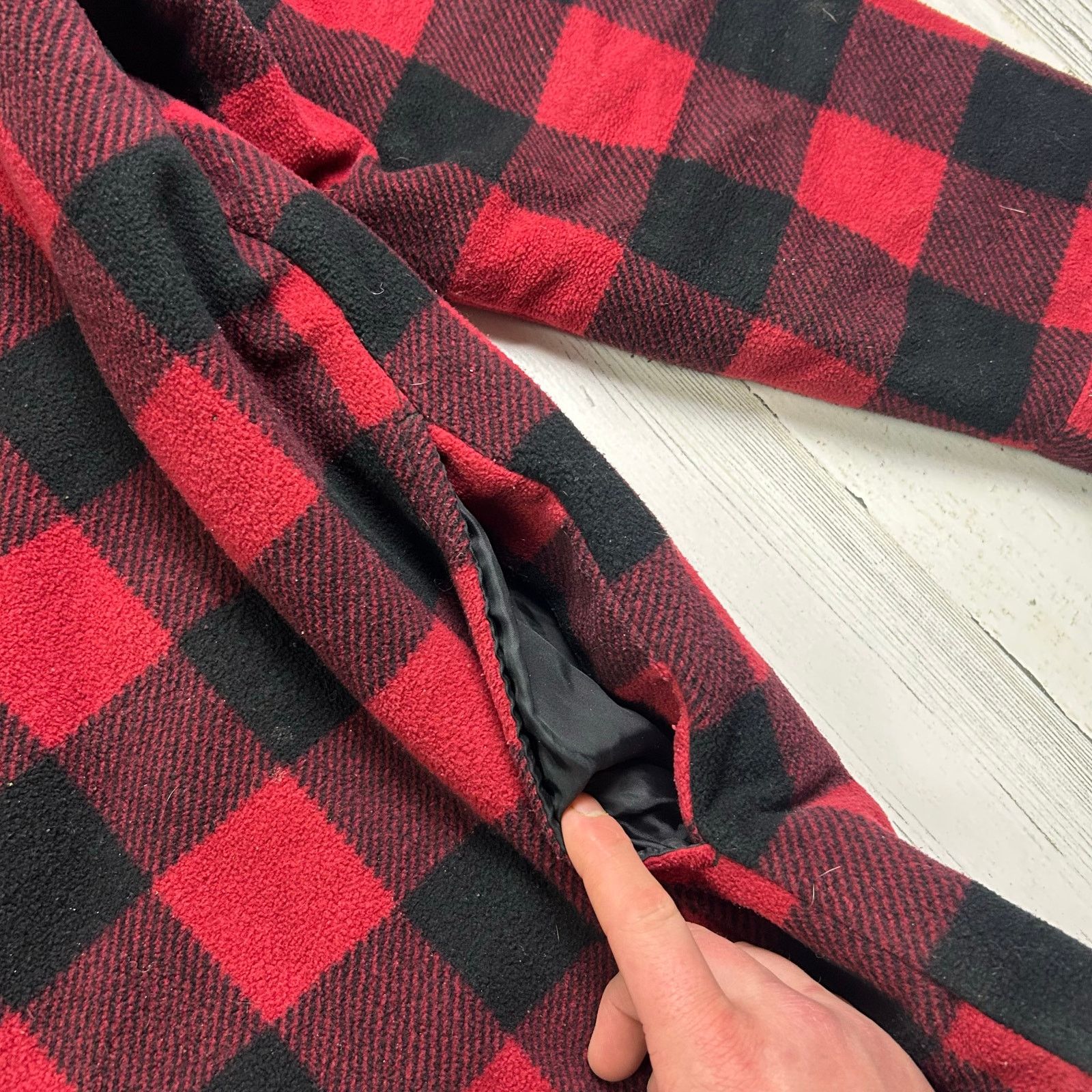 Dickies Dickies Red Plaid Flannel Fleece Quilted Jacket Men's Large Size US L / EU 52-54 / 3 - 4 Thumbnail
