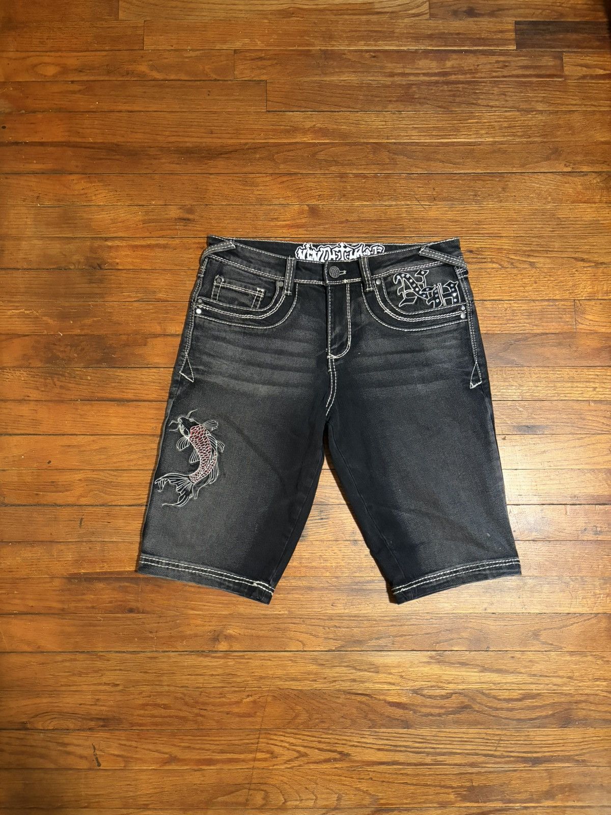 Other Graphic Denim Shorts Size US 30 / EU 46 - 1 Thumbnail