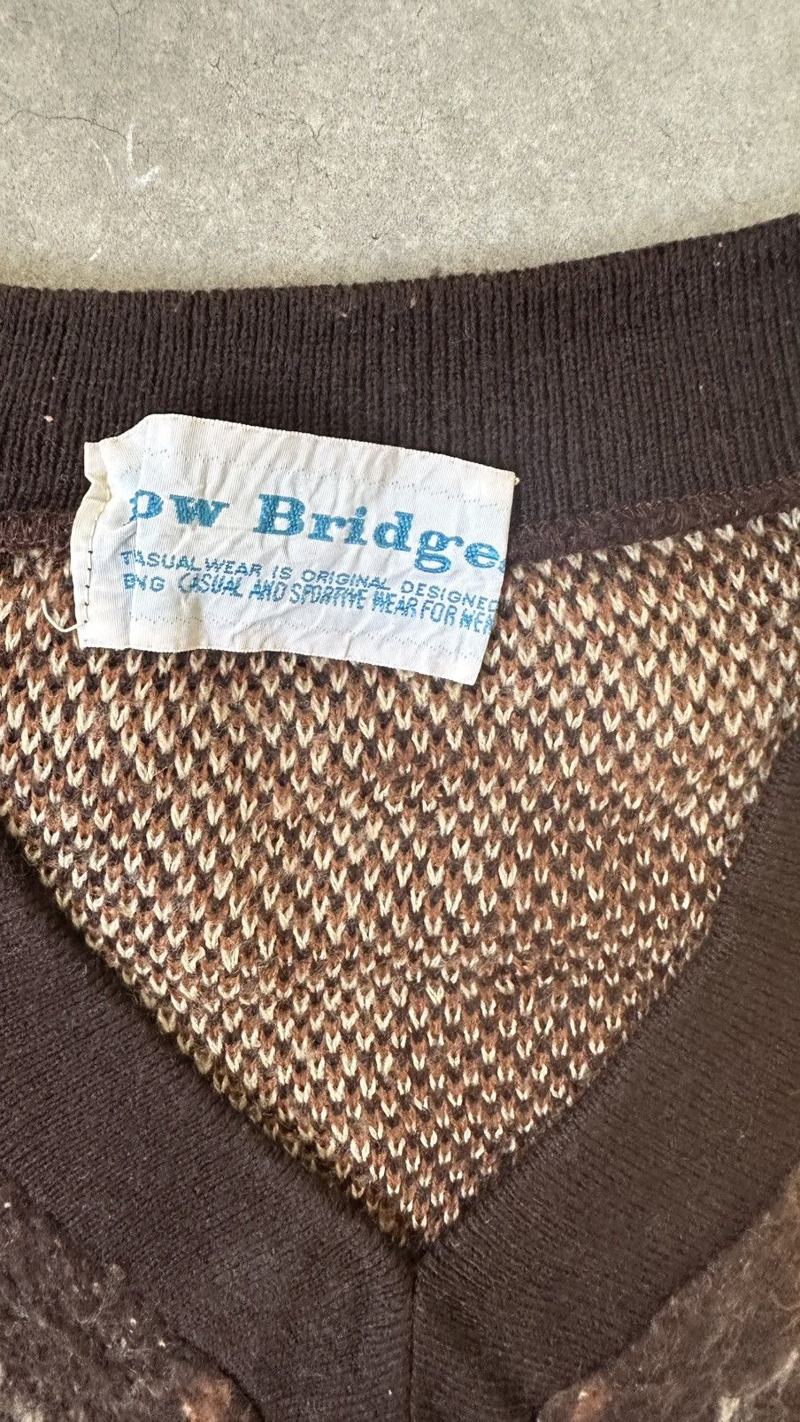 Vintage VINTAGE LOW BRIDGES KNIT SWEATER Size US L / EU 52-54 / 3 - 4 Thumbnail