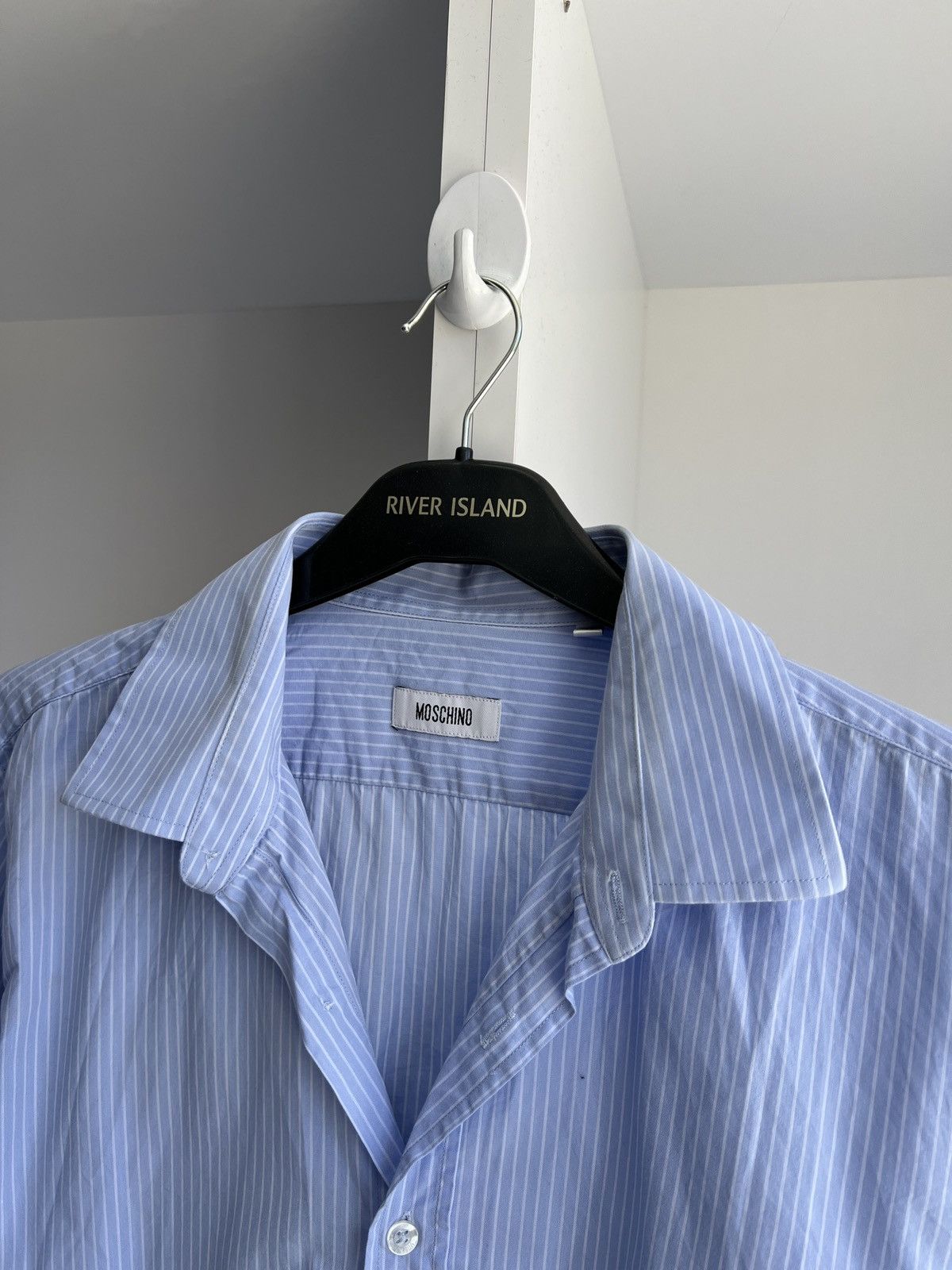 Moschino × Vintage Vintage Moschino Button Up Shirt Size US M / EU 48-50 / 2 - 5 Thumbnail