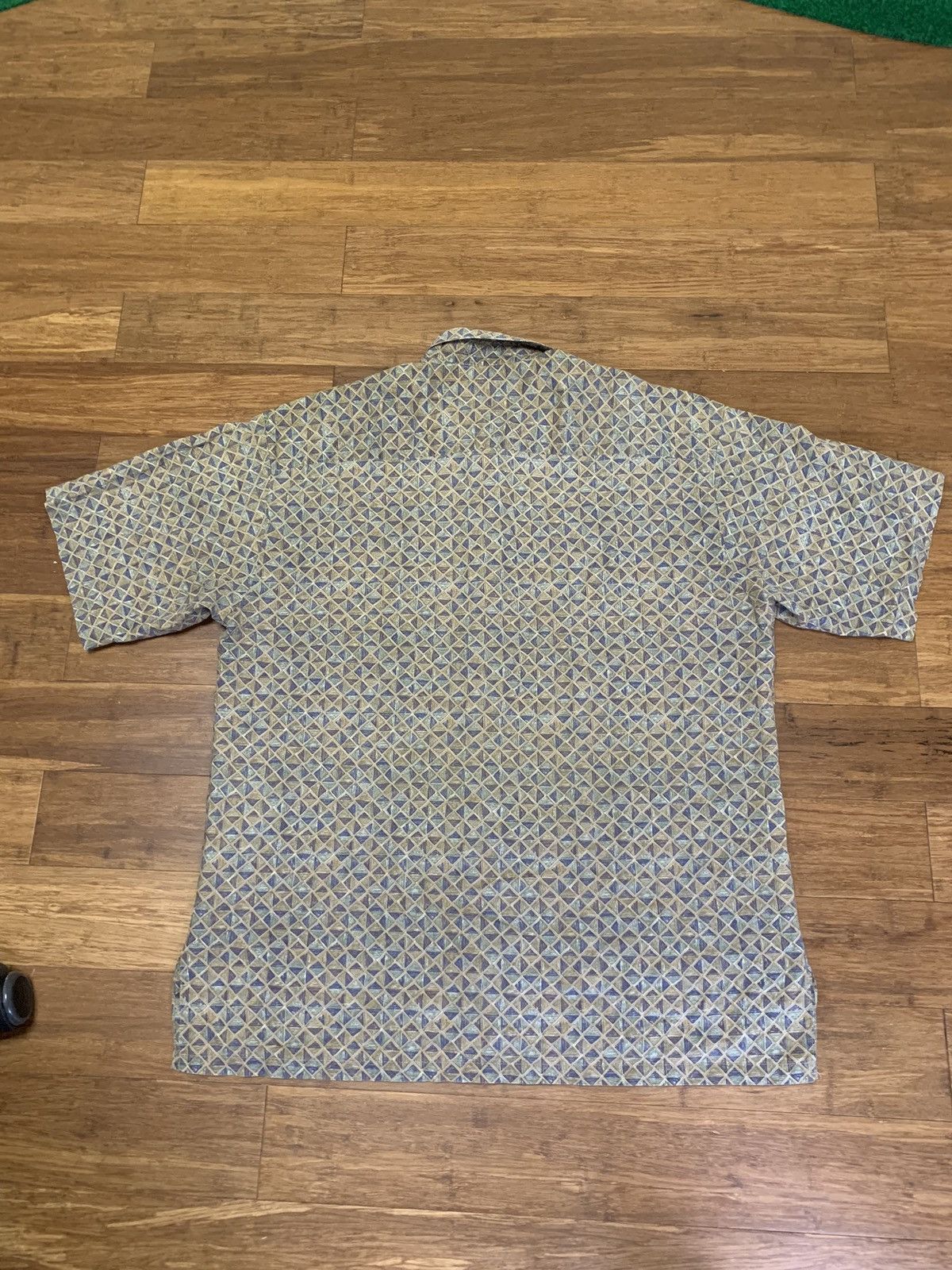 Tori Richard Tori Richard Geomteric Short Sleeve Button Up Shirt Size US M / EU 48-50 / 2 - 3 Thumbnail