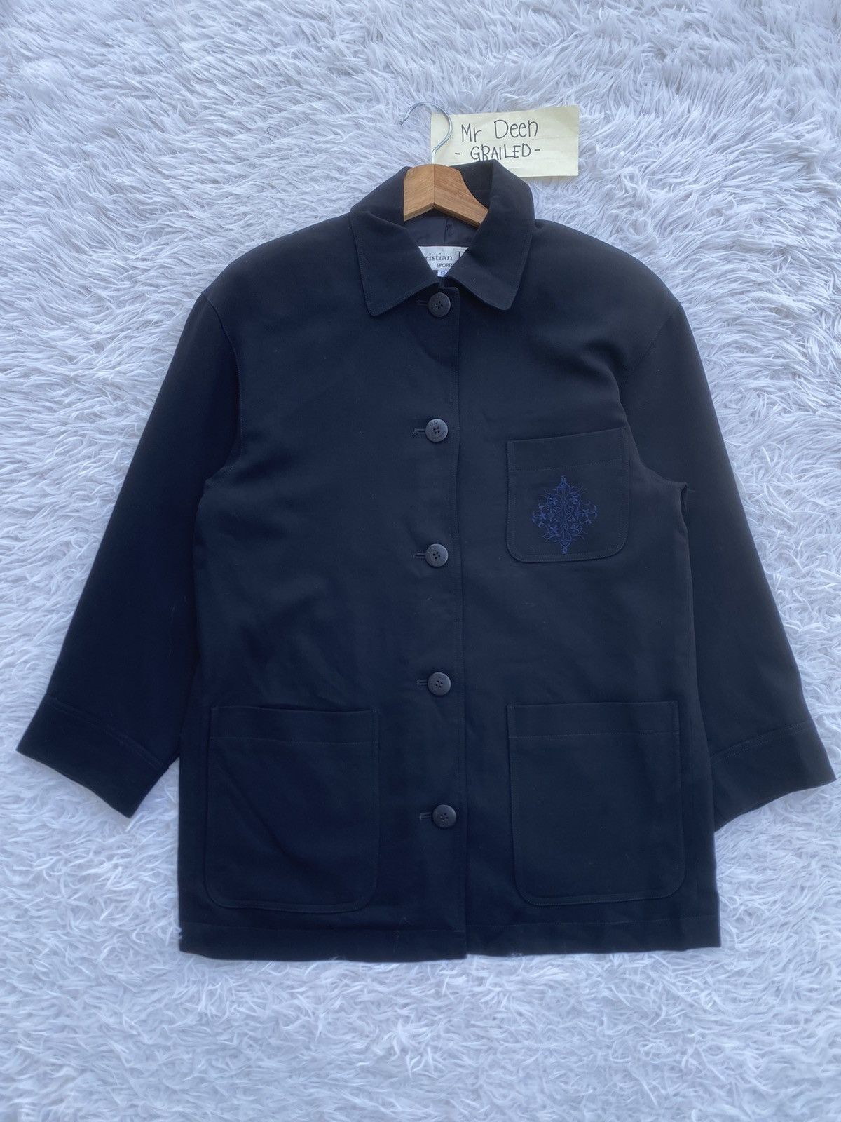 Rare Vintage Christian Dior 3/4 Sleeve Blazer/ Jacket
