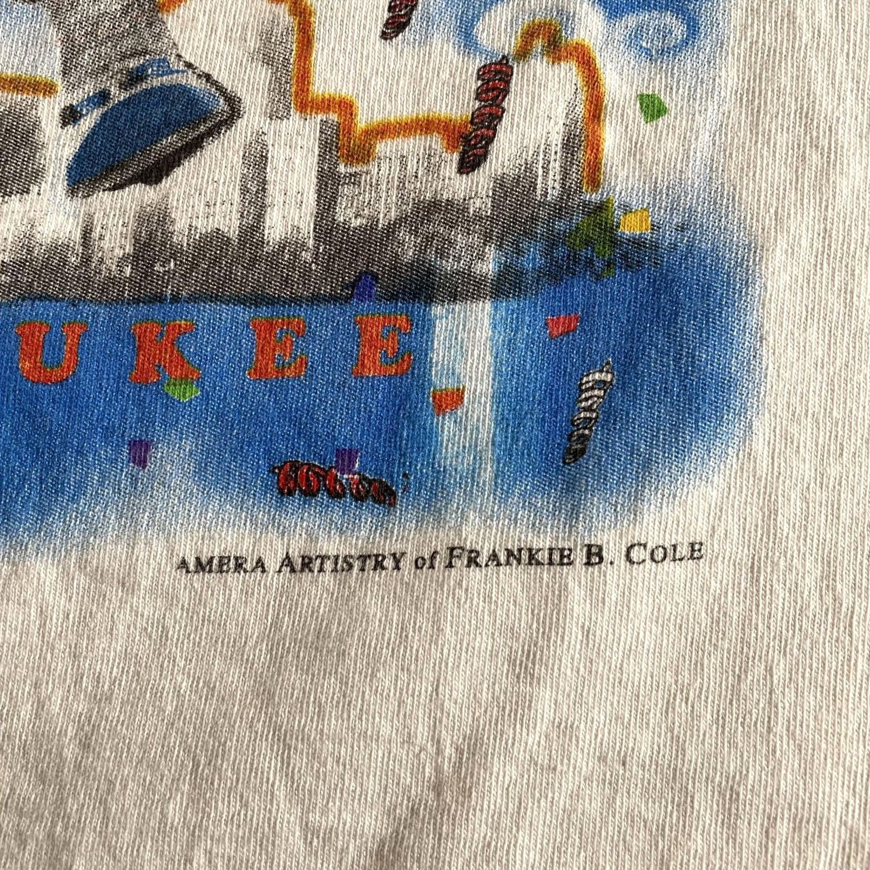 Vintage Great Circus Parade Milwaukee Shirt Mens XL Graphic Summerfest Signed 2014 Size US XL / EU 56 / 4 - 4 Thumbnail