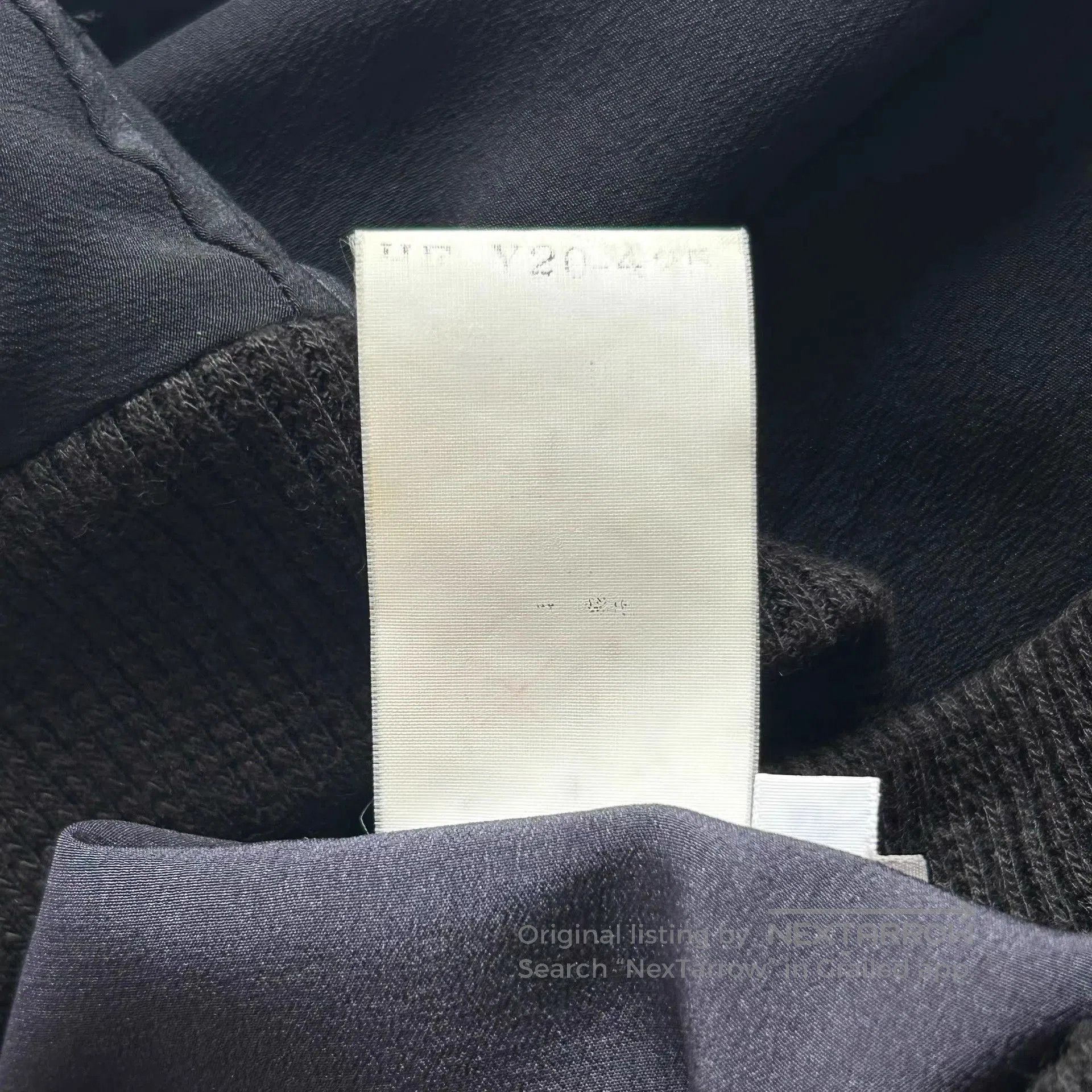 Yohji Yamamoto Black Bomber Jacket with Ribbed Collar . Size US M / EU 48-50 / 2 - 3 Thumbnail