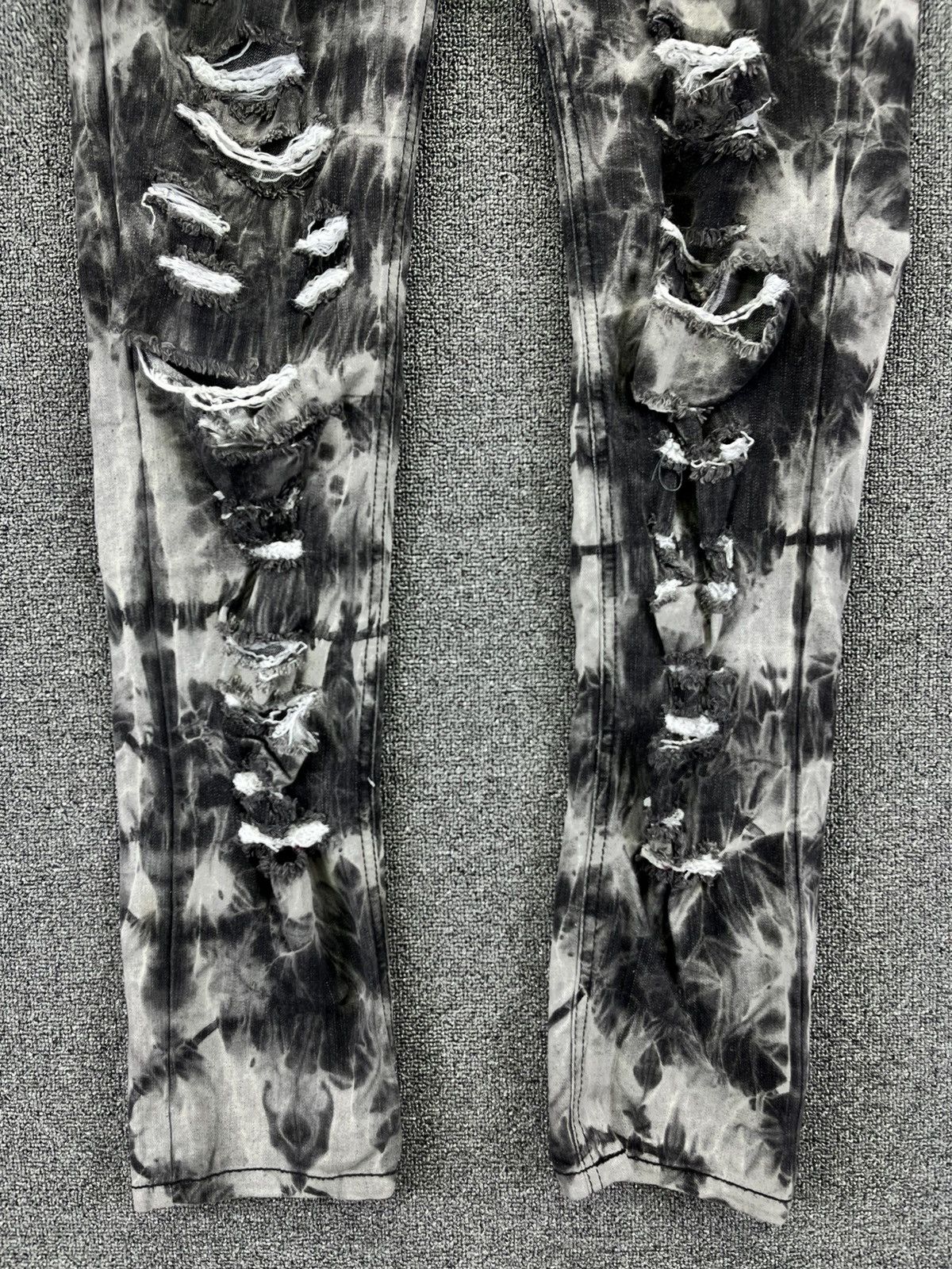 If Six Was Nine Vintage Work Japanese Rare Tie Dye Punk Pants Size 31" - 3 Thumbnail