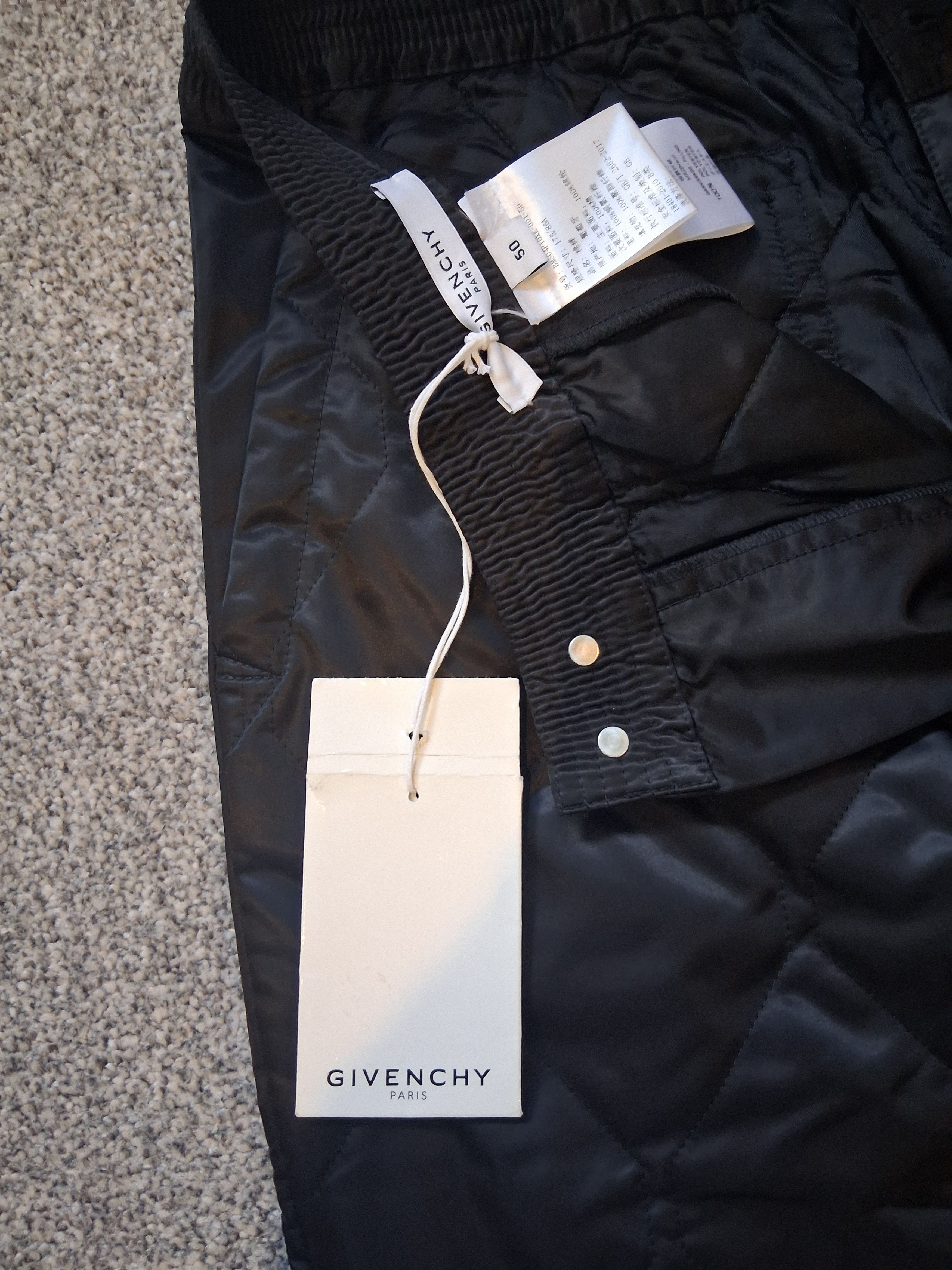 Givenchy Givenchy Quilted Track Pants BM504P10XK Size 50 NWT Size US 34 / EU 50 - 5 Thumbnail