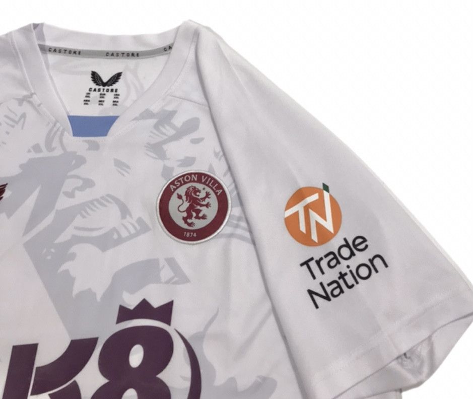 Castore Aston Villa 2023-24 Away Jersey by Castore BK8 Size XXL Size US XXL / EU 58 / 5 - 6 Thumbnail