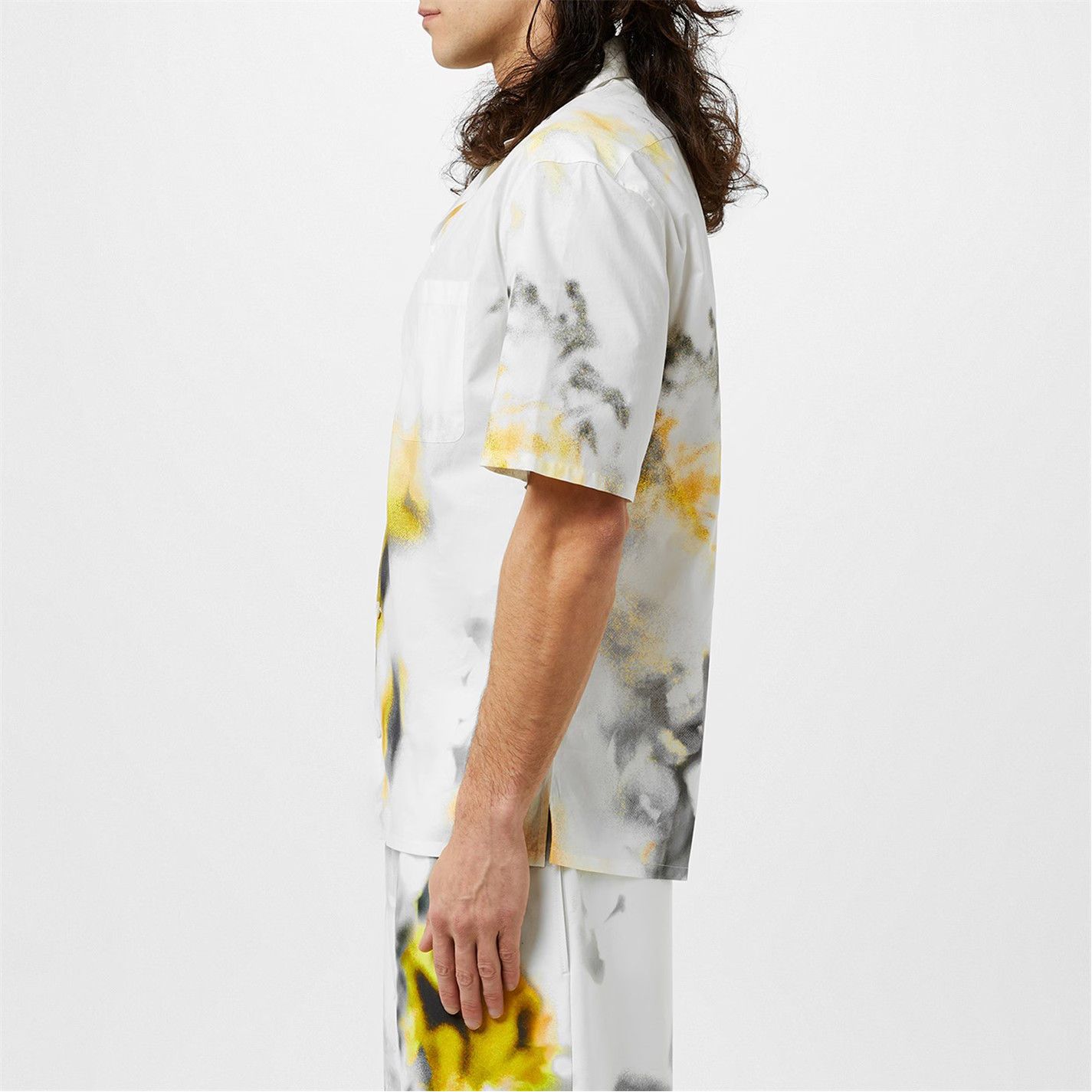 Alexander McQueen o1g2r1mq0326 Obscured Flower Vacation Shirt in Multicolor Size US S / EU 44-46 / 1 - 3 Thumbnail