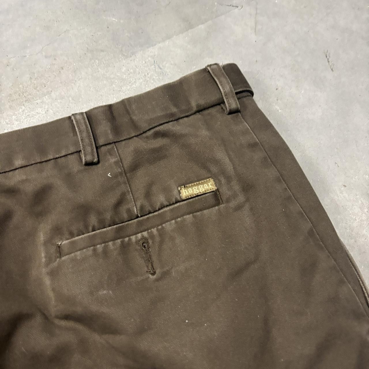 Japanese Brand × Vintage Crazy Vintage Y2K/2000s Baggy Faded Brown Casual Pants! Size US 42 / EU 58 - 7 Thumbnail