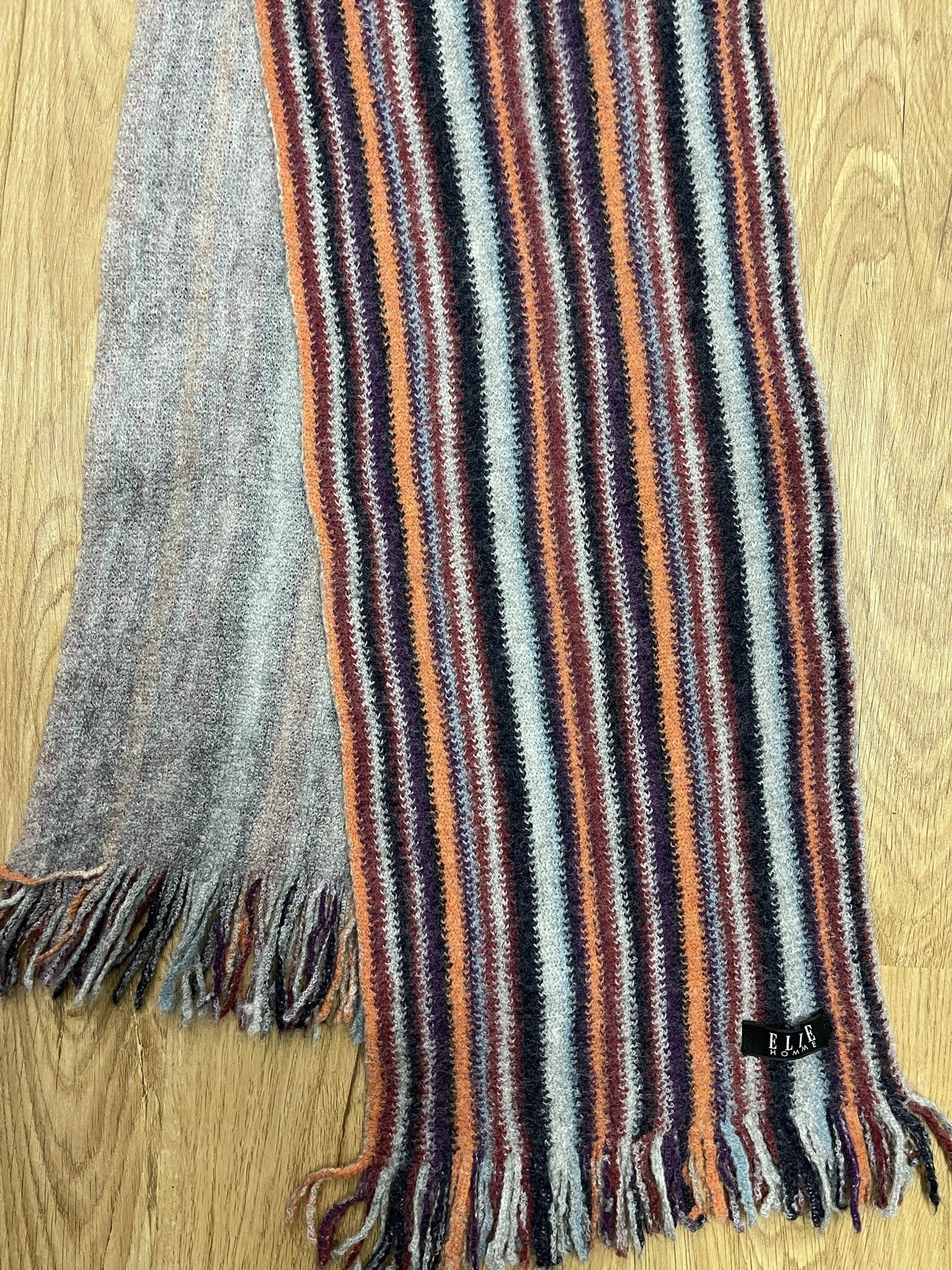 Vintage Vintage Elle Homme Scarf / Muffler - 6014 Size ONE SIZE - 7 Thumbnail