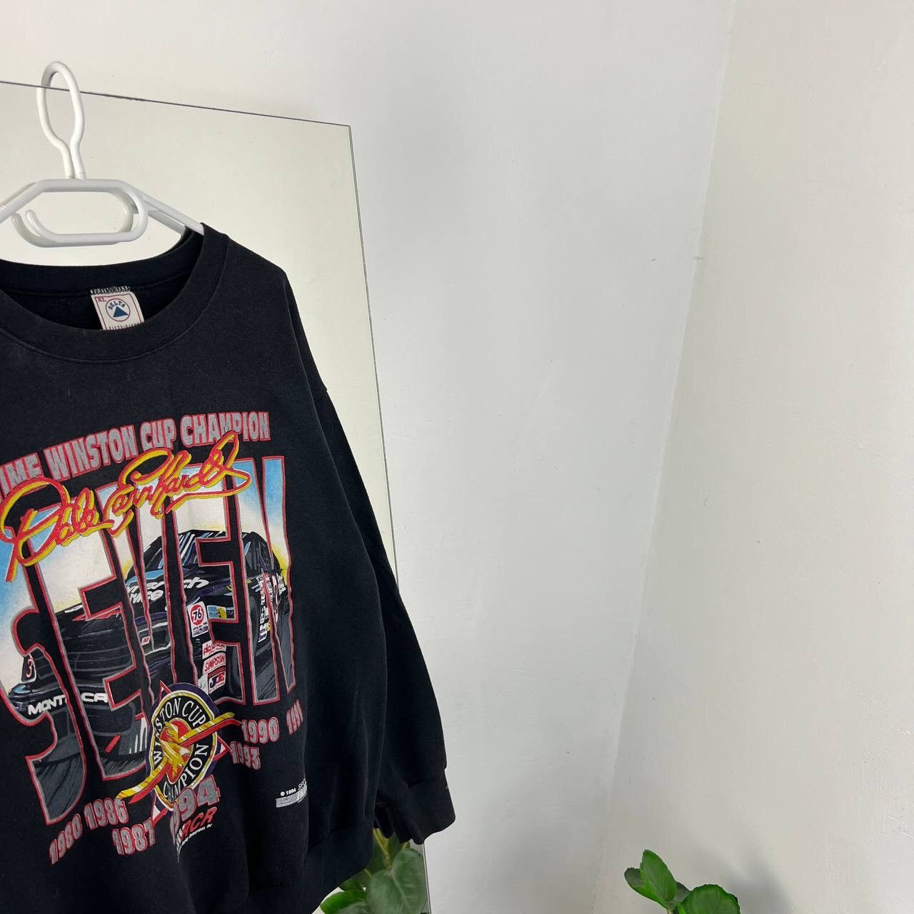 NASCAR 1994 Vtg Dale Earnhardt Sweatshirt RCR Sport Racing 7 Time Size US XL / EU 56 / 4 - 2 Thumbnail