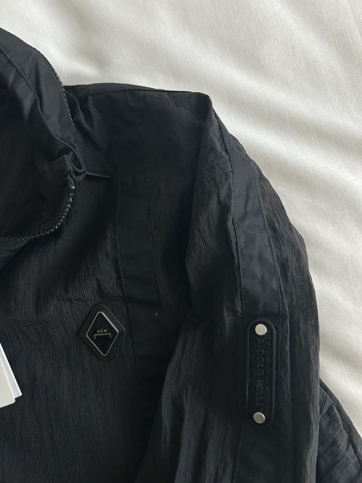 A-COLD-WALL* A Cold Wall ACW Semi Sheer Jacket Onyx Hooded Italy Size US XL / EU 56 / 4 - 7 Thumbnail