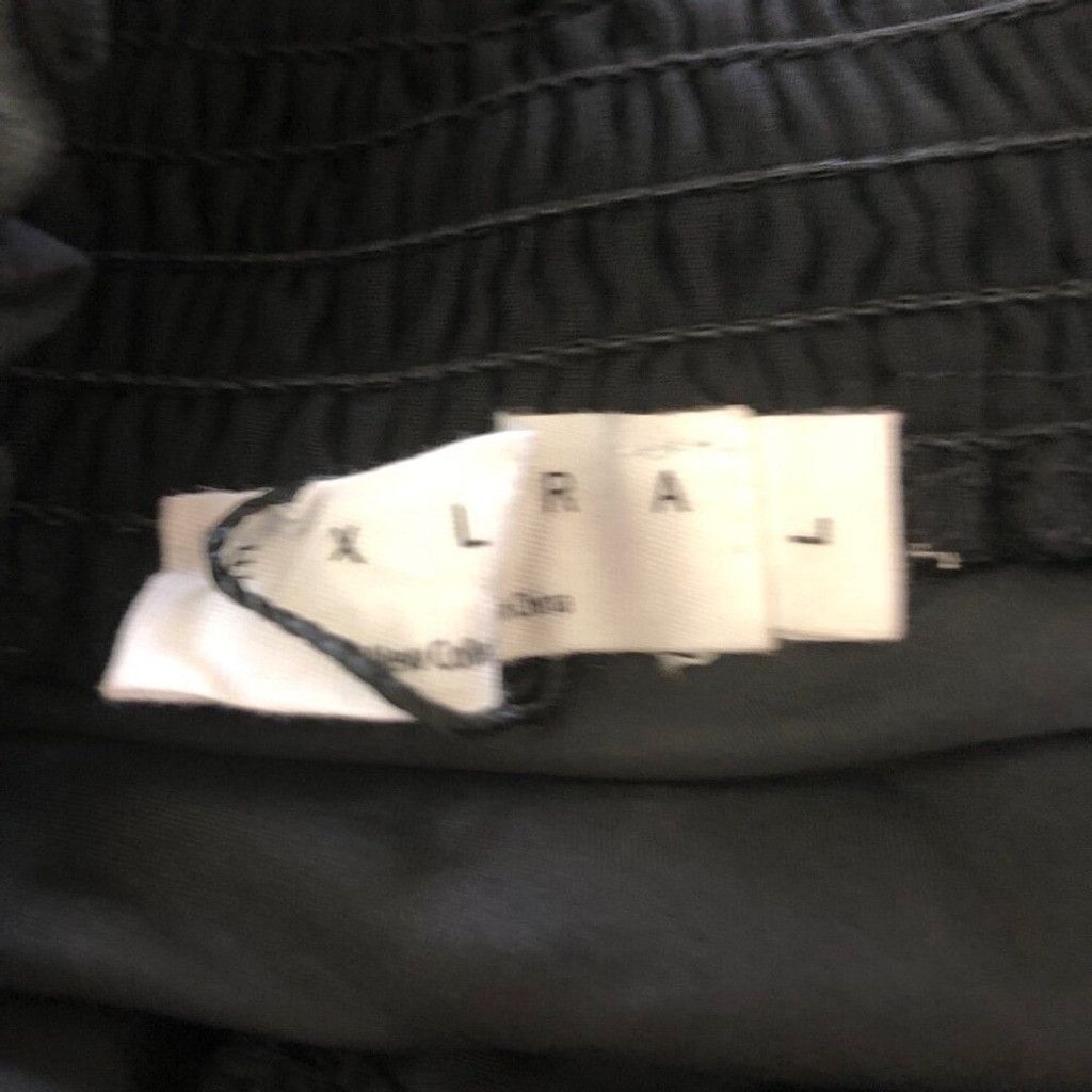 Vintage Cocktail Dress Lantern Sleeves Tie-Back Closure Black L NWOT Size L / US 10 / IT 46 - 8 Thumbnail