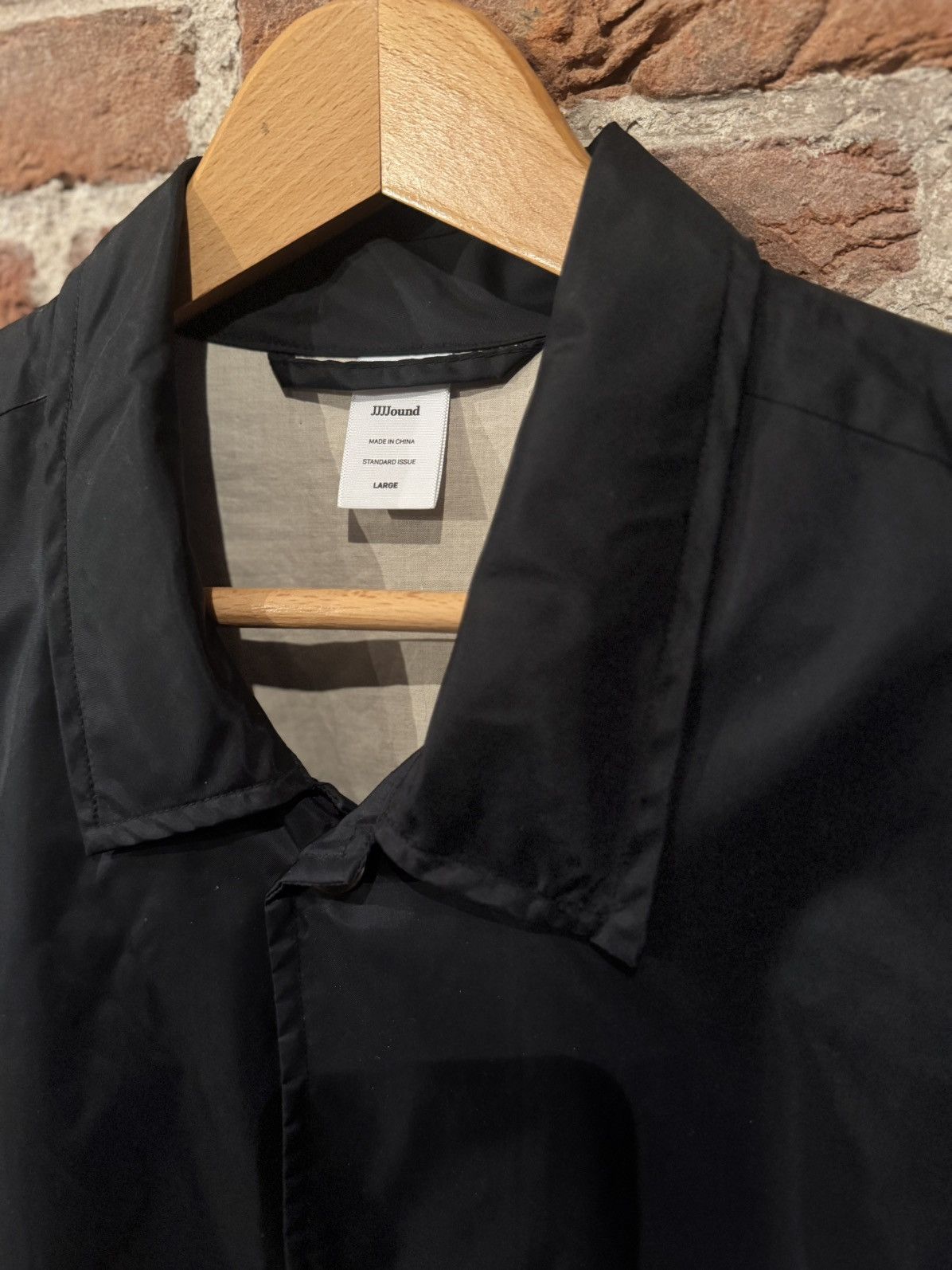 JJJJound Jjjjound J/90 Black Coach Jacket - Large (deadstock) Size US L / EU 52-54 / 3 - 4 Thumbnail