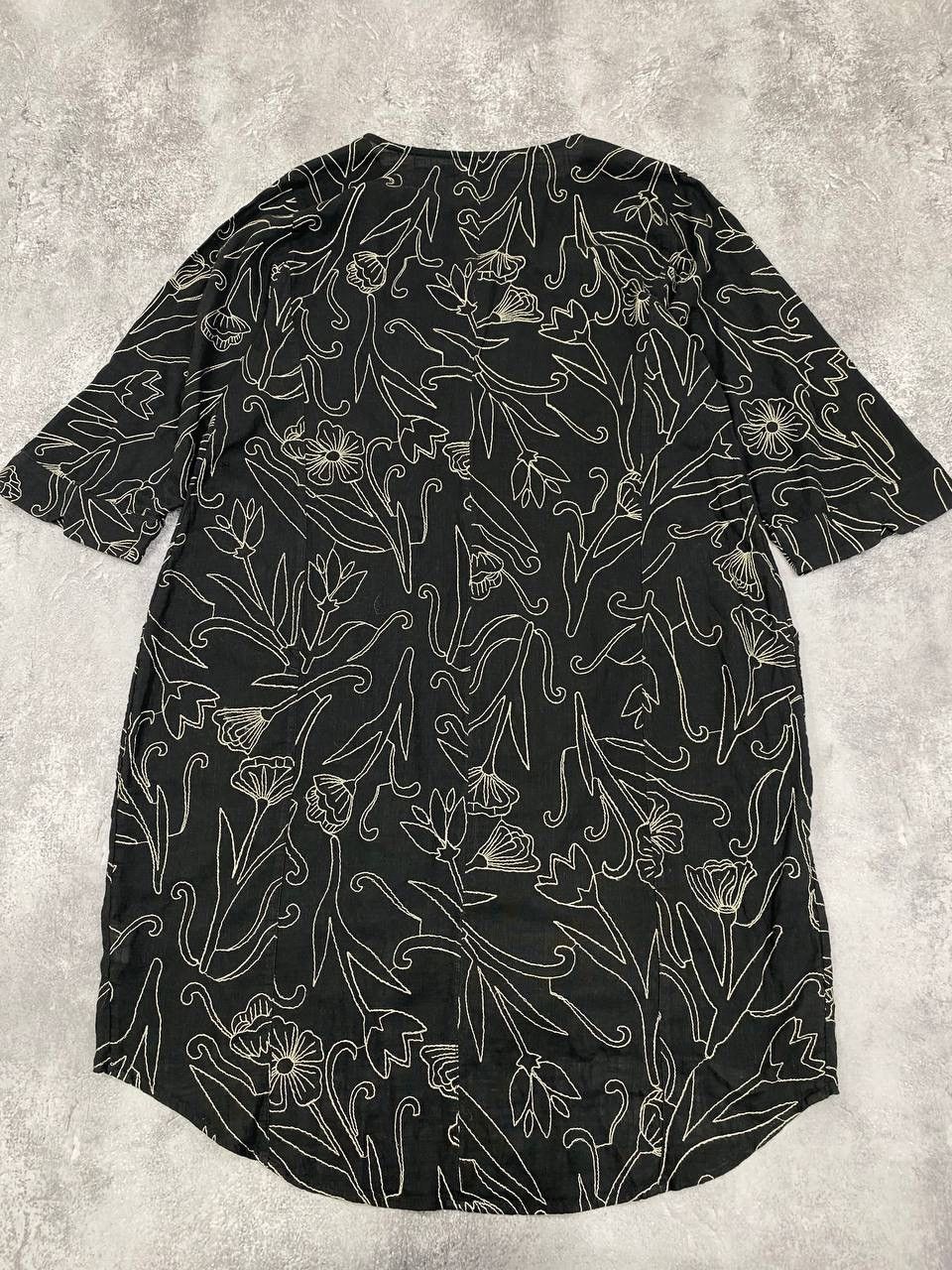 Gudrun Sjoden Gudrun Sjoden Women Cotton Viscose Embroidered Tunic Blouse Size M / US 6-8 / IT 42-44 - 6 Thumbnail