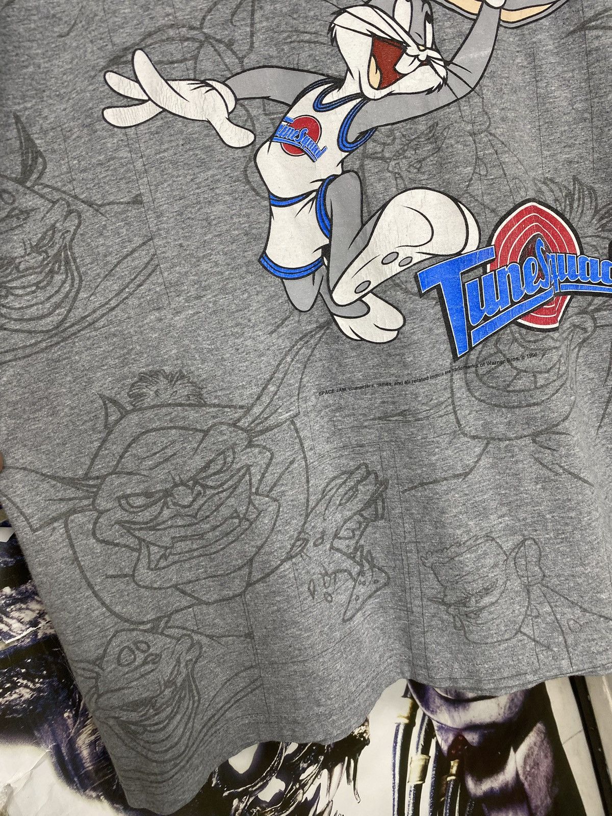 Vintage Vintage 90’s Space Jam Movie T-Shirt Vtg Looney Tunes Large Size US L / EU 52-54 / 3 - 2 Thumbnail