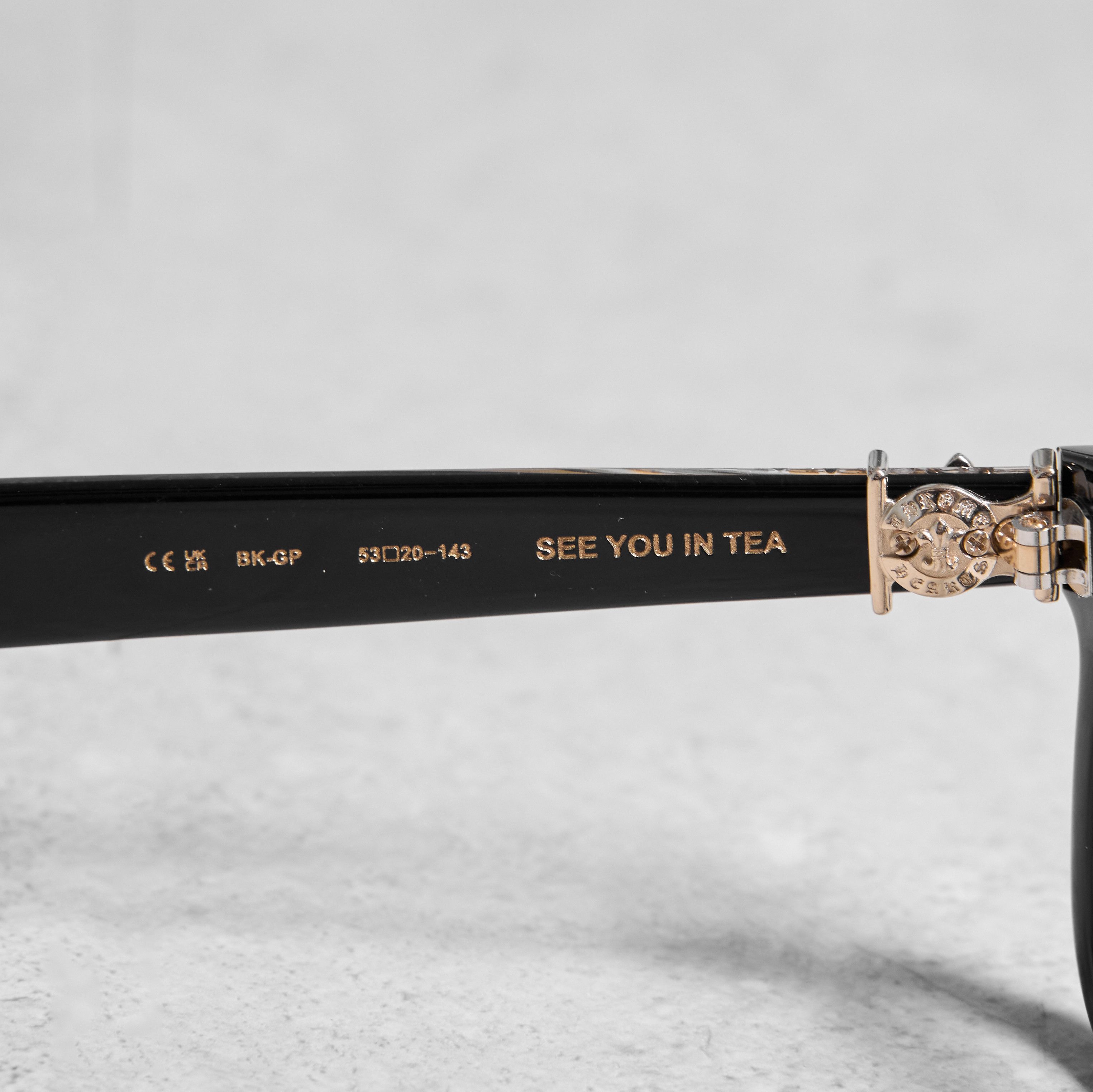 Chrome Hearts CHROME HEARTS SEE YOU IN TEA BLACK GOLD PLATED Size ONE SIZE - 5 Thumbnail