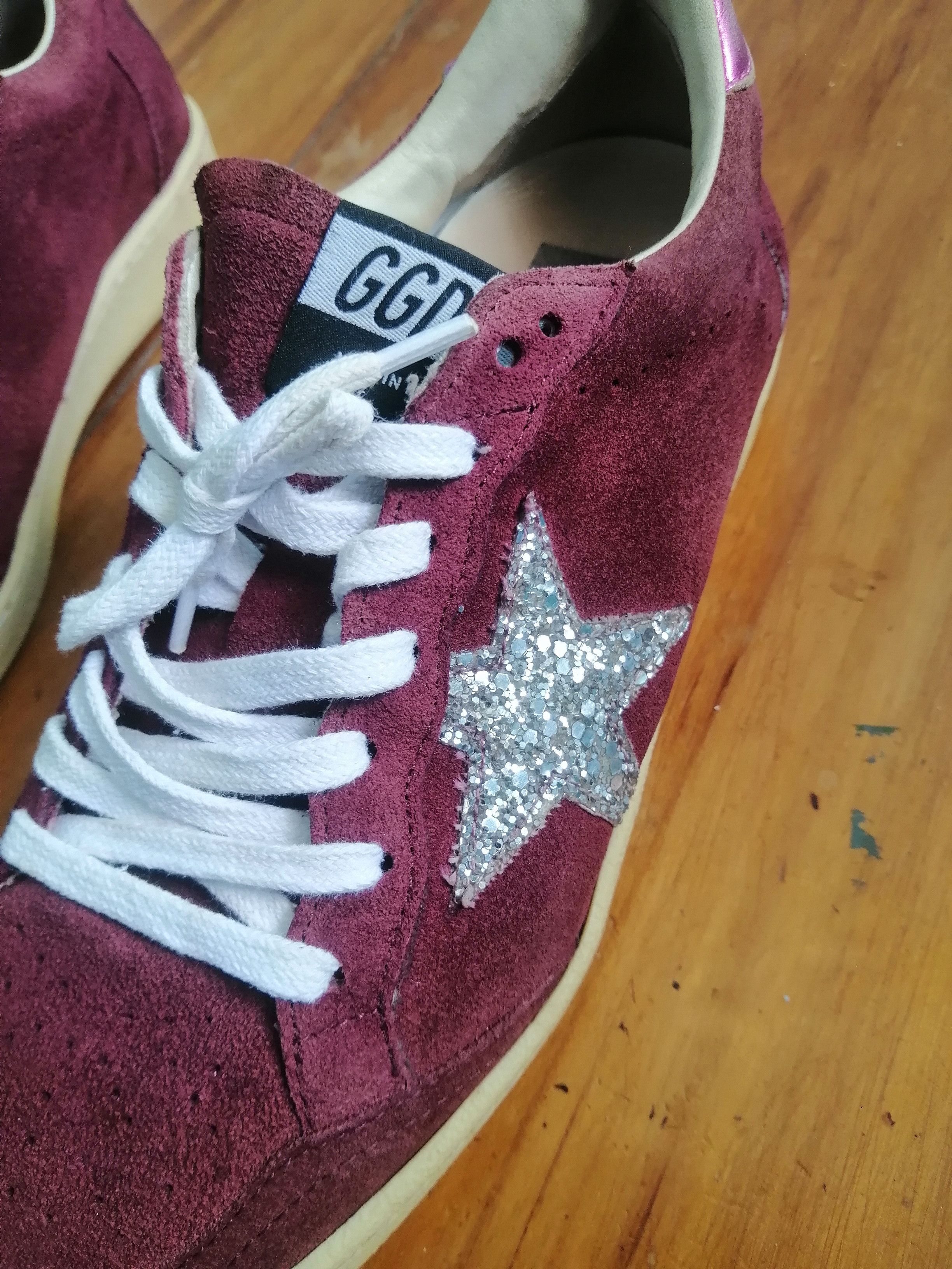Golden Goose Maroon Golden Goose Ballstar Size US 5 / EU 37 - 4 Thumbnail