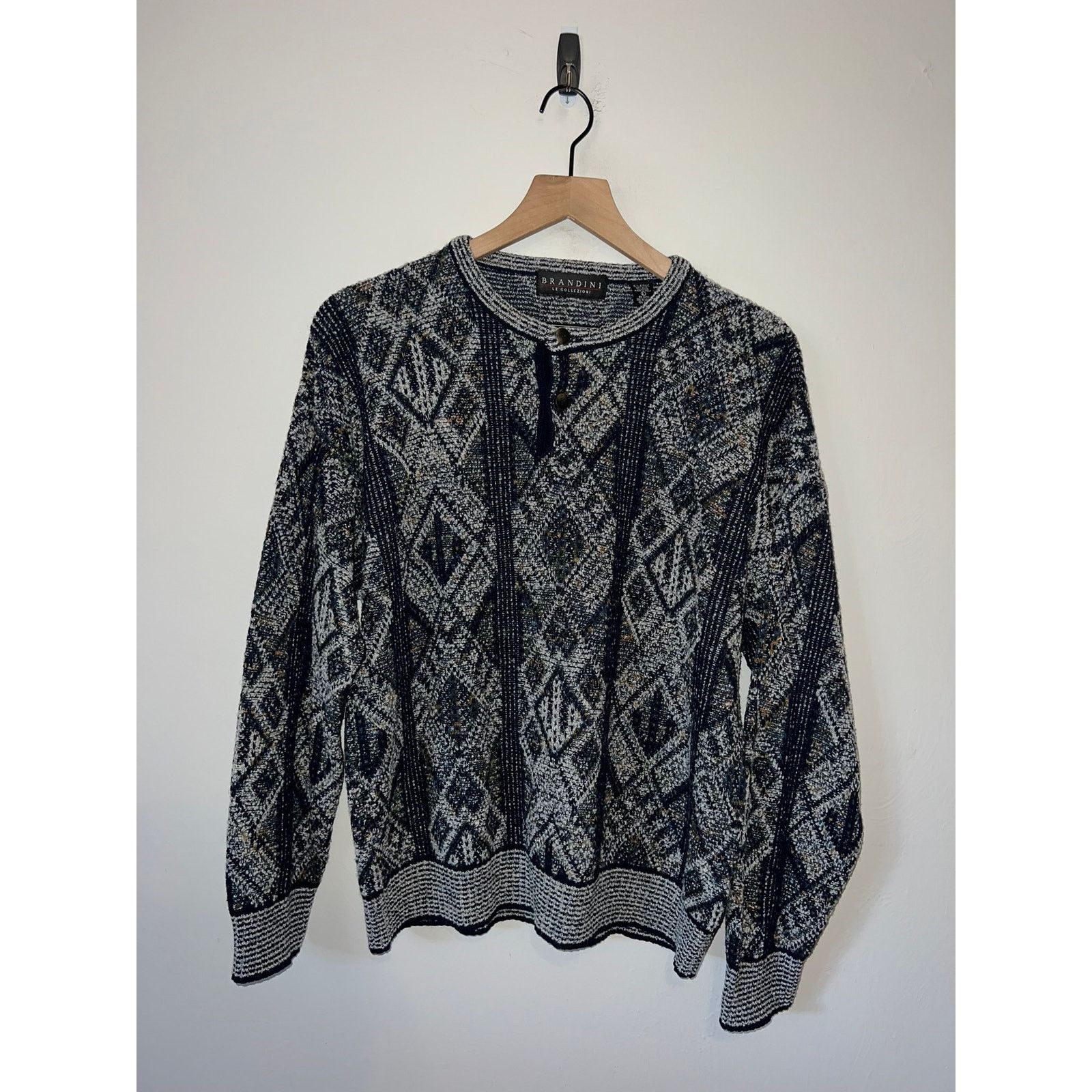 Vintage Vintage Brandini Sweater Le Collezioni Pullover Collection L Size US L / EU 52-54 / 3 - 1 Thumbnail