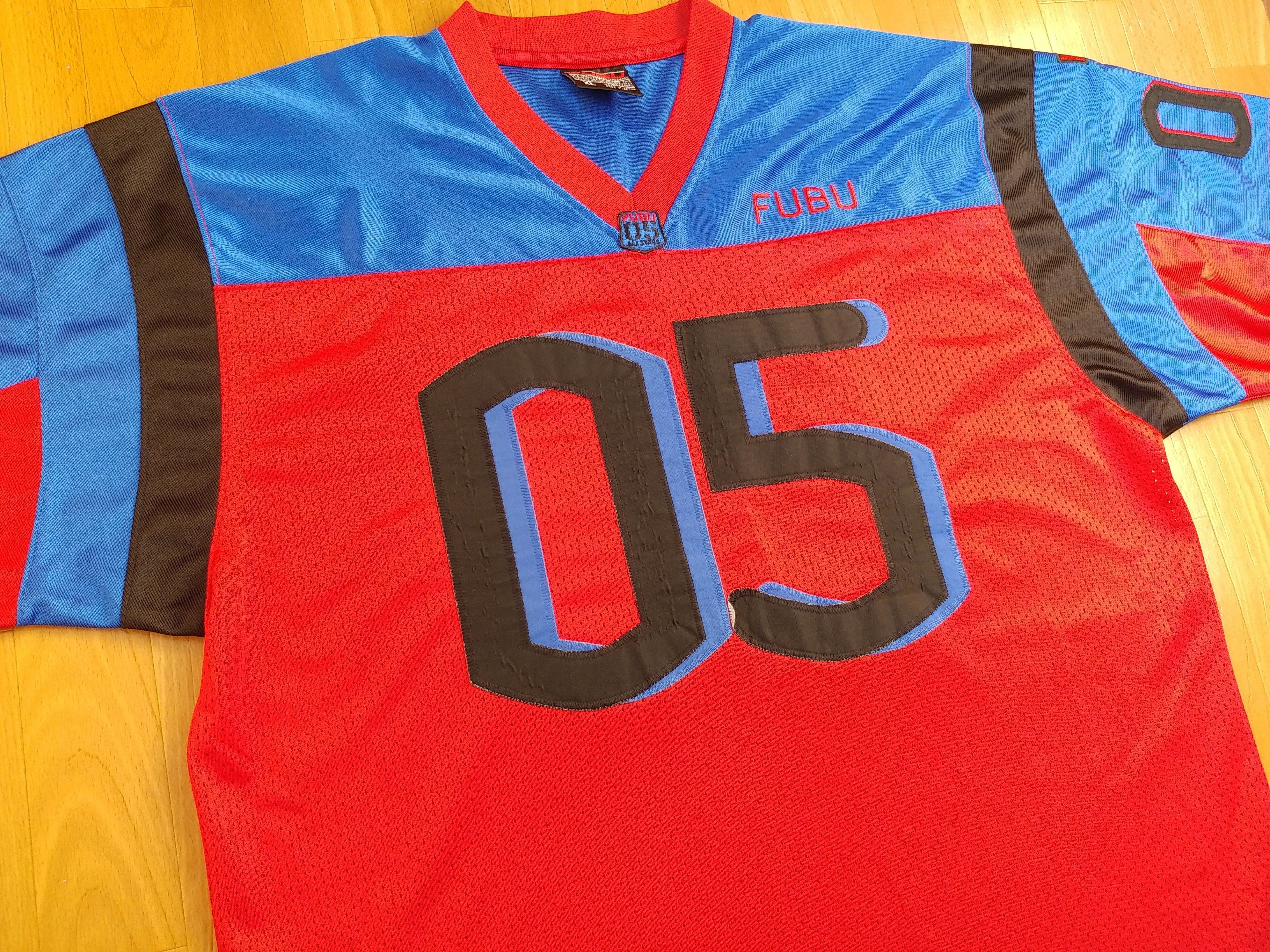 Fubu FUBU jersey, red, Fubu 05, vintage hip hop t-shirt, 90s XL Size US XL / EU 56 / 4 - 12 Thumbnail
