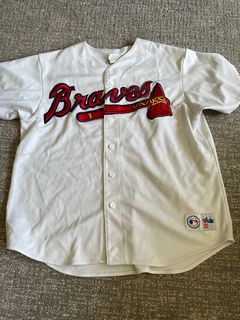 90s Atlanta Braves Chipper Jones Majestic Jersey XL - 5 Star Vintage
