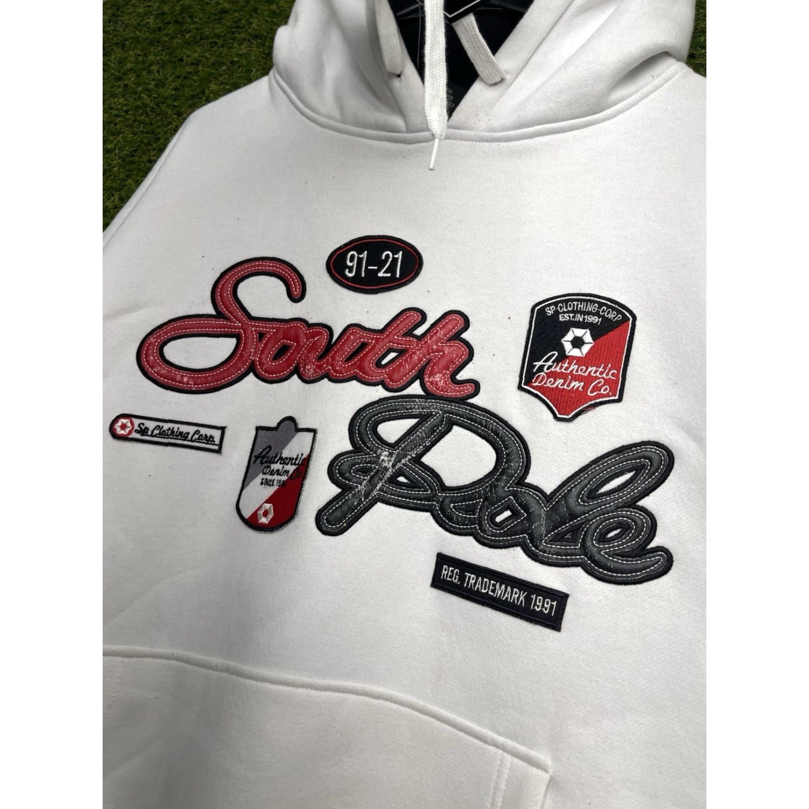 Southpole VINTAGE Southpole Hoodie Mens XL Hexagon Pullover Streetwear Hip Hop y2k Deadstock NWT Size US XL / EU 56 / 4 - 7 Thumbnail