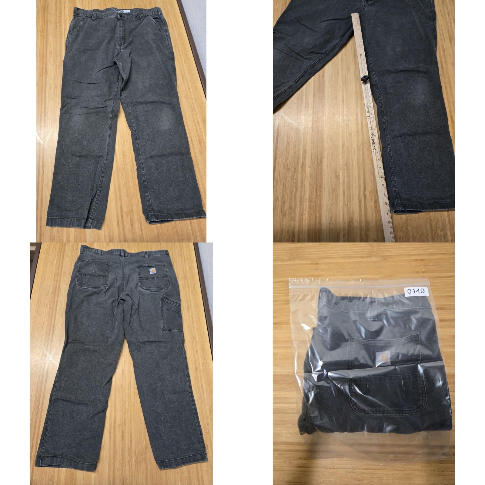 Carhartt Carhartt Pants Mens 40x32 Gray Rugged Flex Relaxed Work Utility Durable Canvas Cotton Spandex Size US 40 / EU 56 - 8 Thumbnail