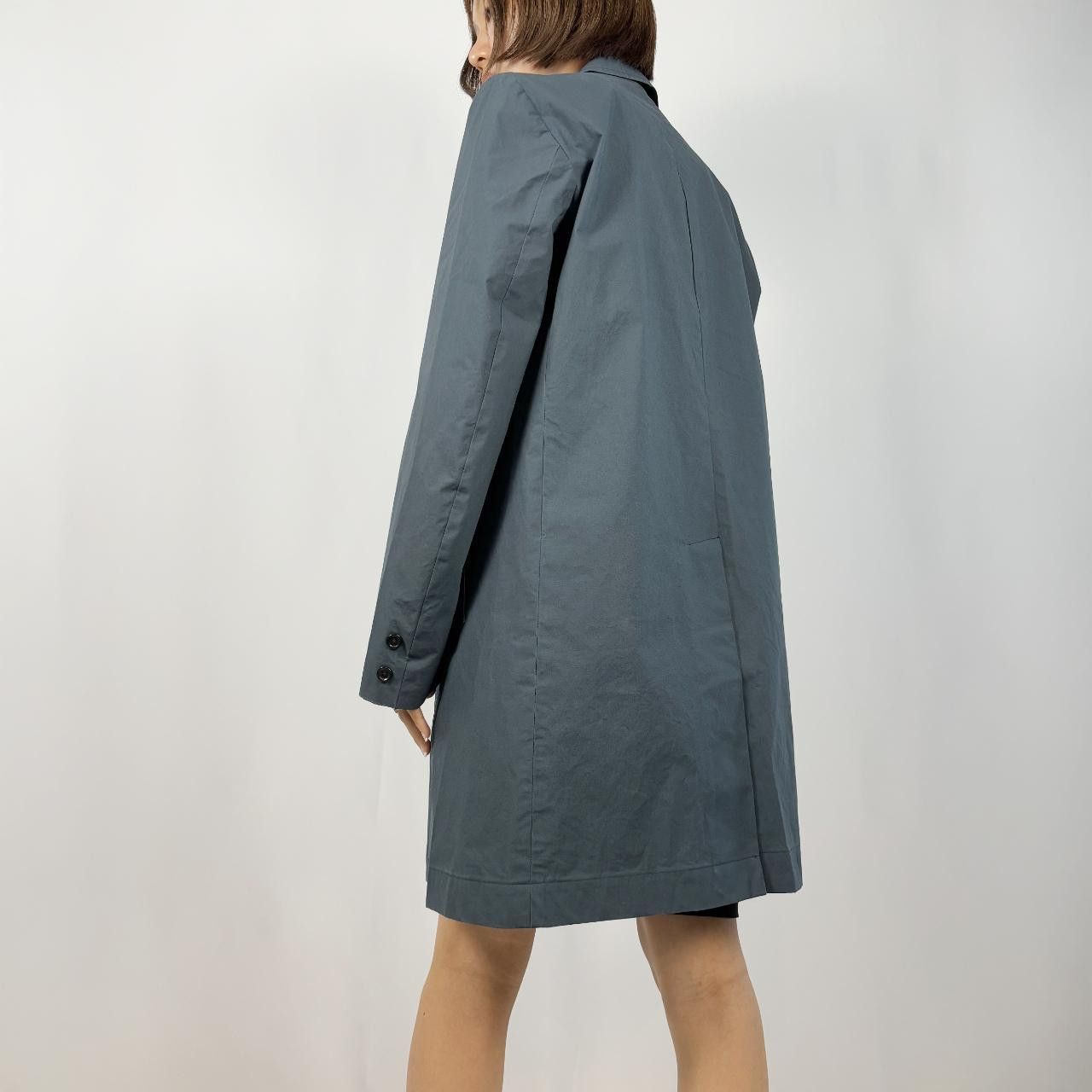 N.Hoolywood N.Hoolywood grey-blue cotton longline duster jacket Size US M / EU 48-50 / 2 - 4 Thumbnail