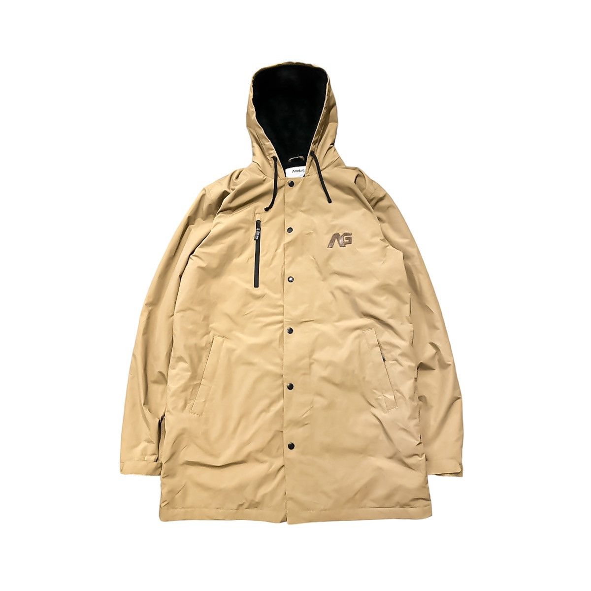 image of Analog Burton Long Coat Jacket in Brown Tan, Men's (Size Large)