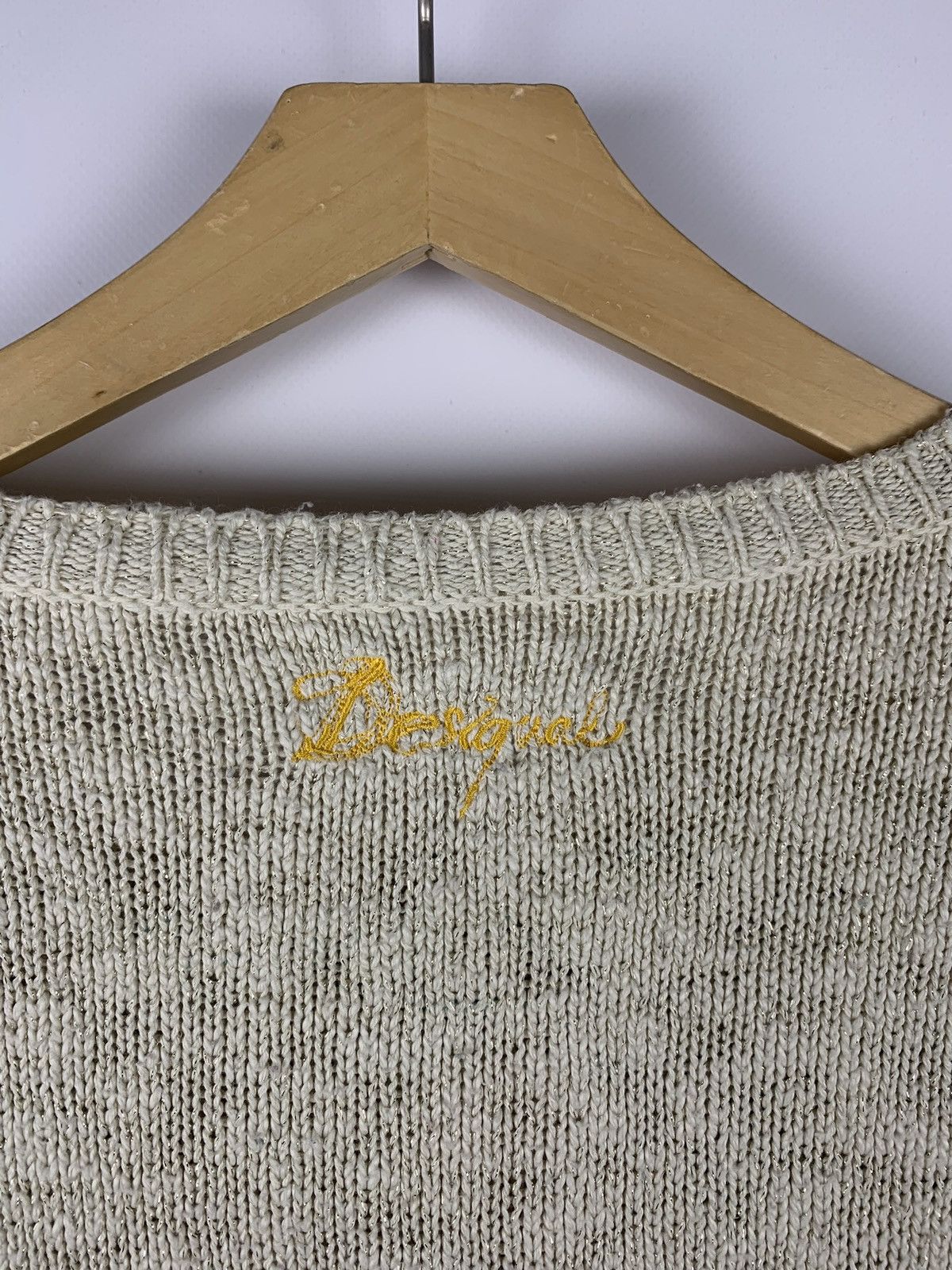 Desigual Desigual Ladies Knit Jumper Sweater Size M Floral Y2K Top Size M / US 6-8 / IT 42-44 - 11 Thumbnail