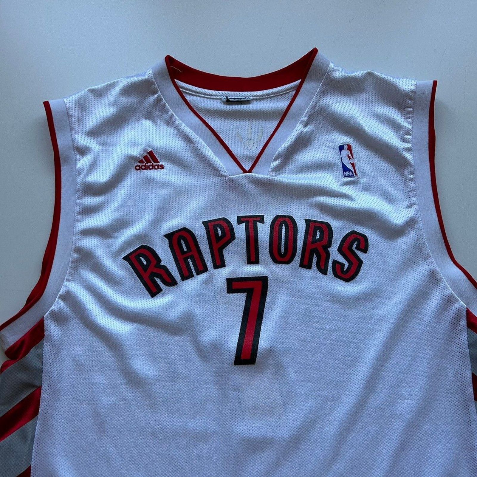 Adidas Vintage 2000s Toronto Raptors Bargnani #7 Adidas NBA Jersey Size US L / EU 52-54 / 3 - 2 Thumbnail