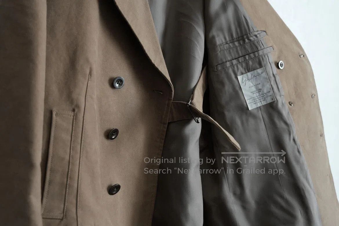Yohji Yamamoto Sz 3 Yohji Yamamoto 11AW Leather Neck Jacket. Size US L / EU 52-54 / 3 - 7 Thumbnail