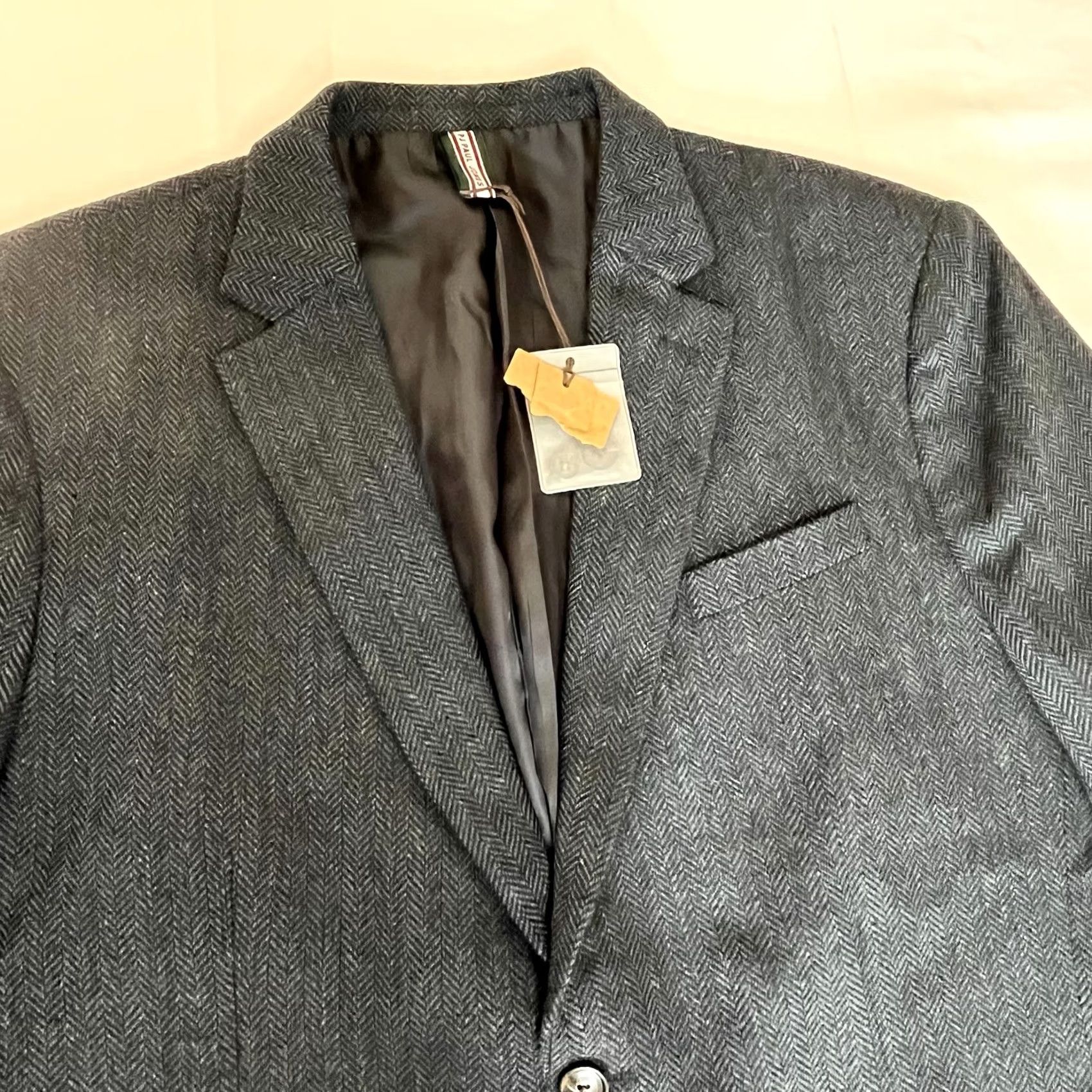 Vintage Paul Jones Blazer Jacket Mens XL Business Casual Sport Coat Navy Blue Size 46R - 3 Thumbnail