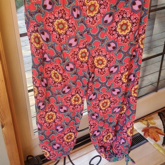 Anthropologie Anthropologie Joanie Boho Harem Colorful Sz. XS Pants Made i Size 27" / US 4 / IT 40 - 7 Thumbnail