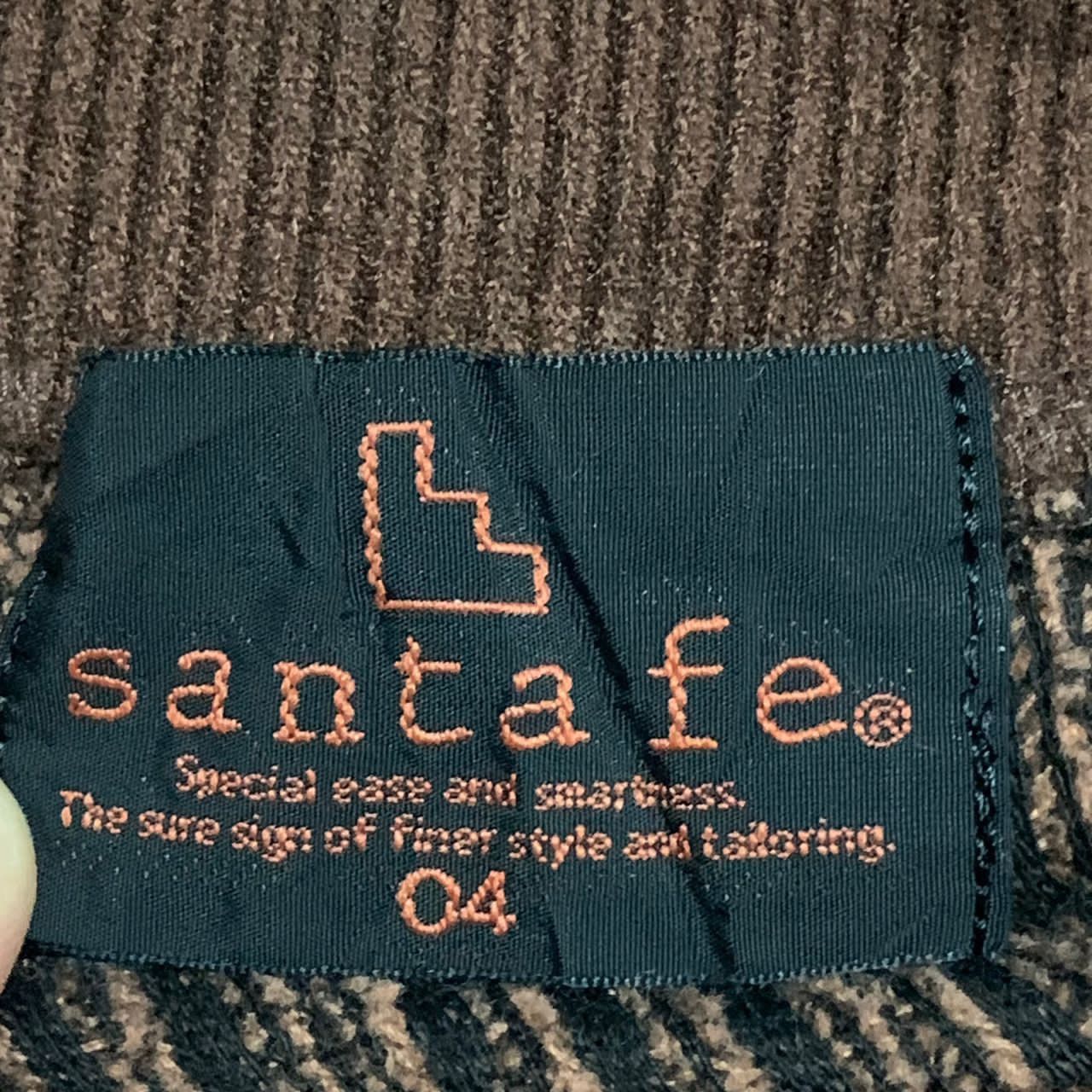 Japanese Brand Santafe Big Logo Sweater Pullover Size US M / EU 48-50 / 2 - 5 Thumbnail