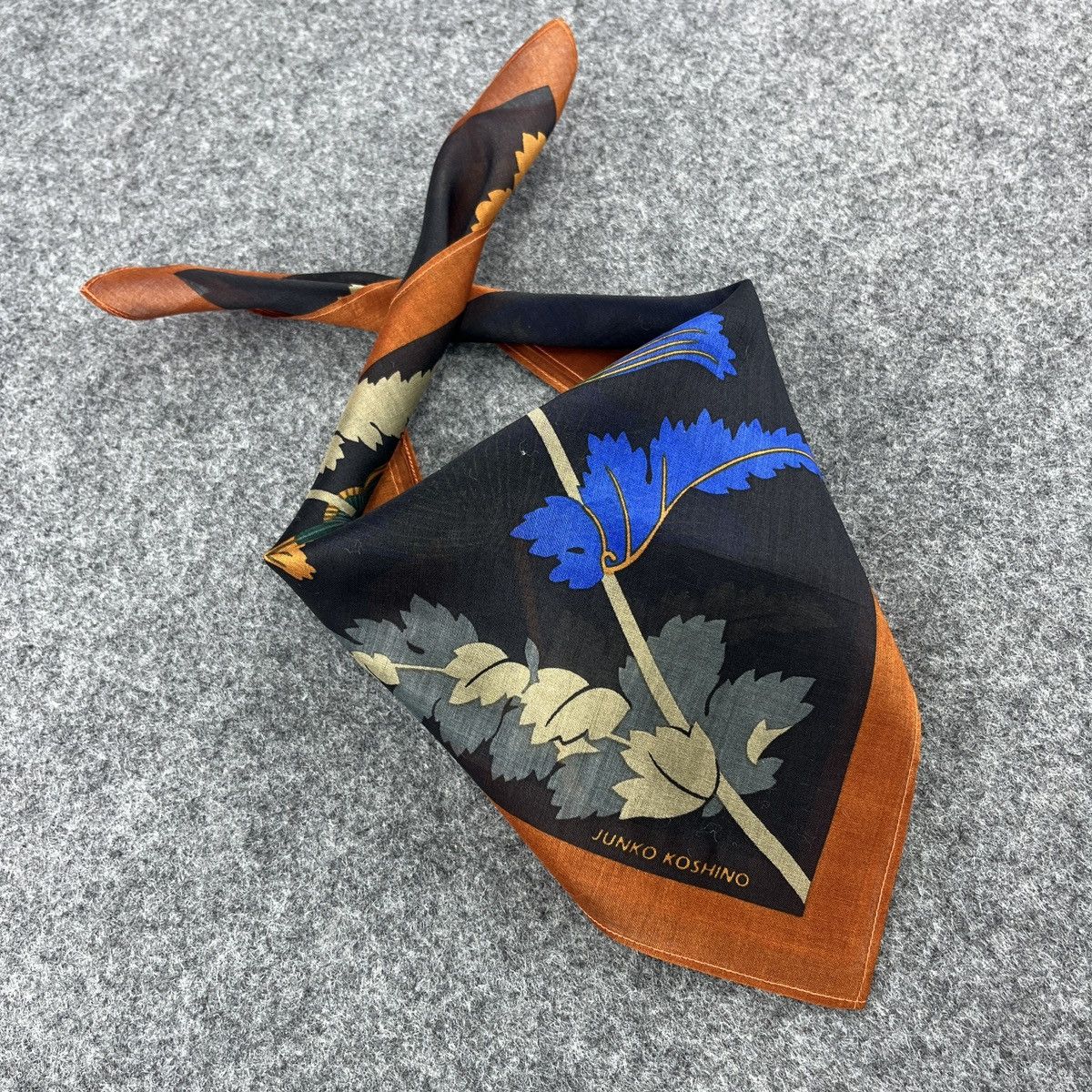 Japanese Brand × Mr. Junko × Vintage Junko Koshino Handkerchief / Bandana / Neckerchief B364 Size ONE SIZE - 8 Thumbnail