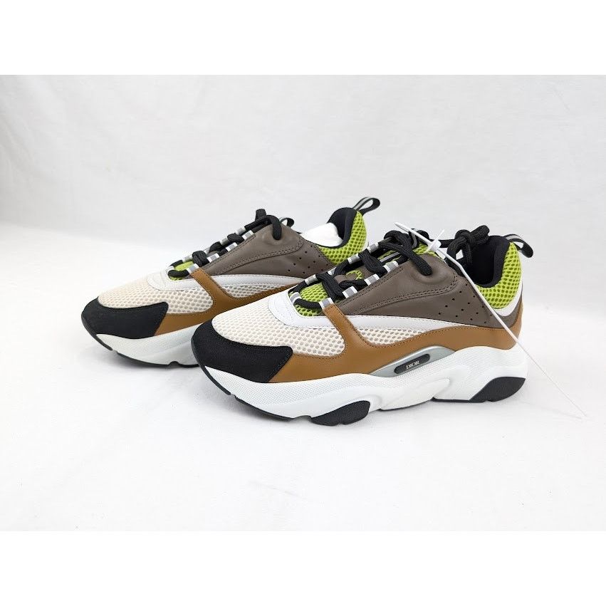 Dior o1rshd1 B22 Calf Mesh Sneakers in Brown/Kaki Size US 9 / EU 42 - 15 Thumbnail