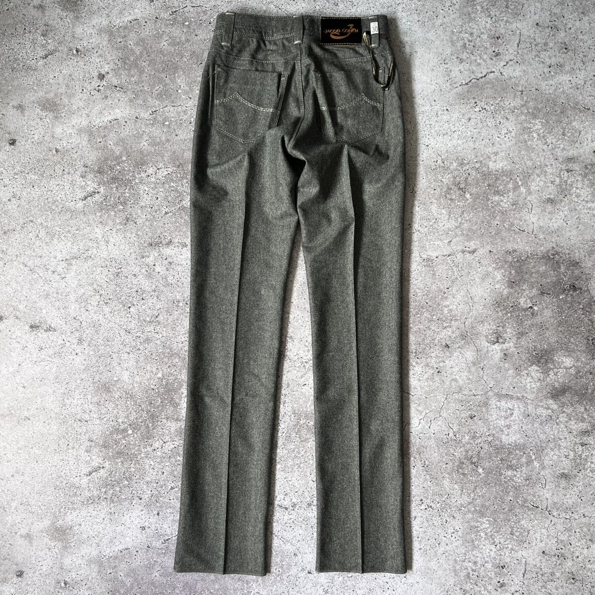 Jacob Cohen Jacob Cohen J688 Luxury Wool Flannel Pants Grey Size US 30 / EU 46 - 7 Thumbnail
