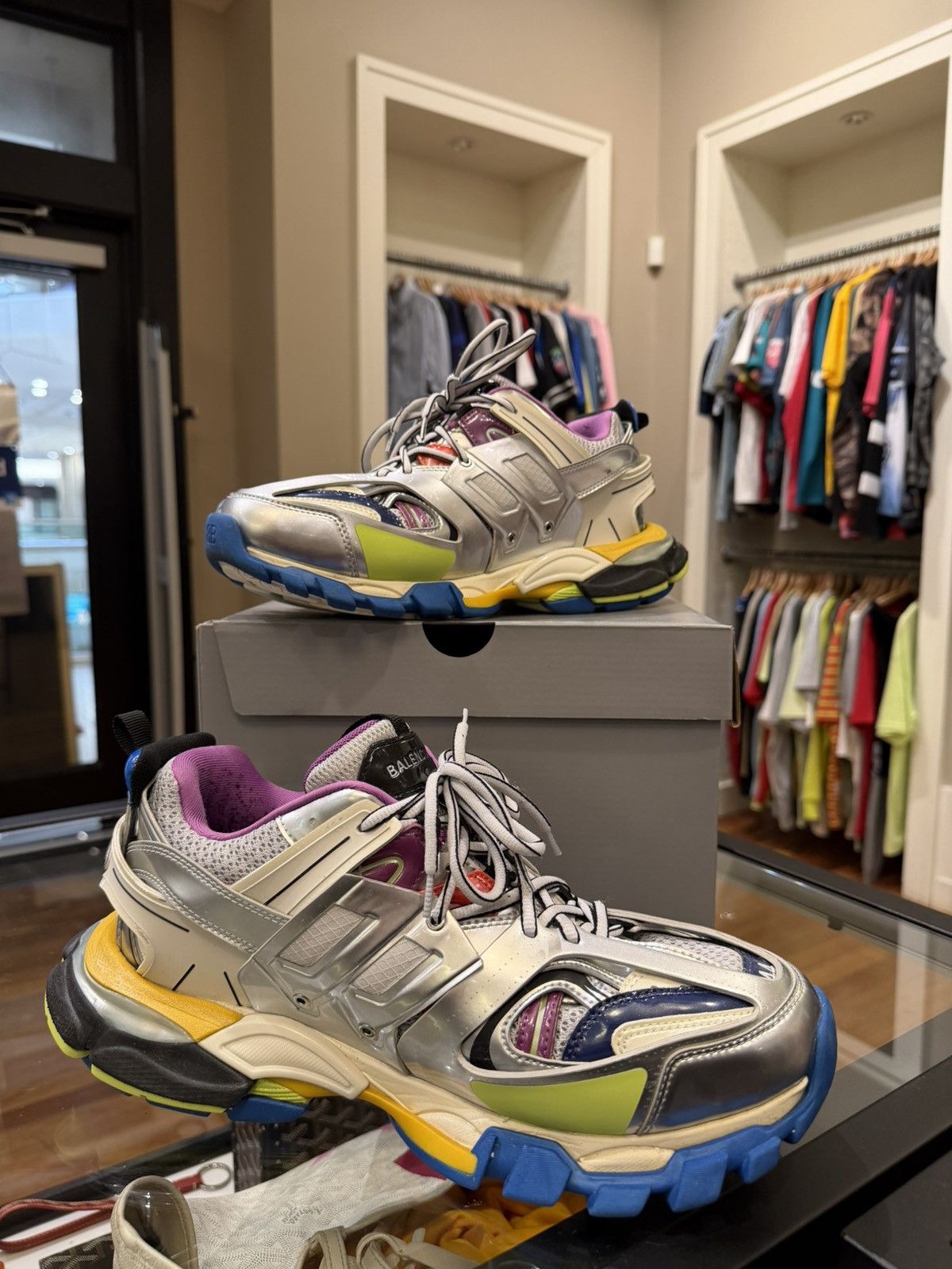 Balenciaga Balenciaga Track -Silver Multicolor Size US 11 / EU 44 - 4 Thumbnail