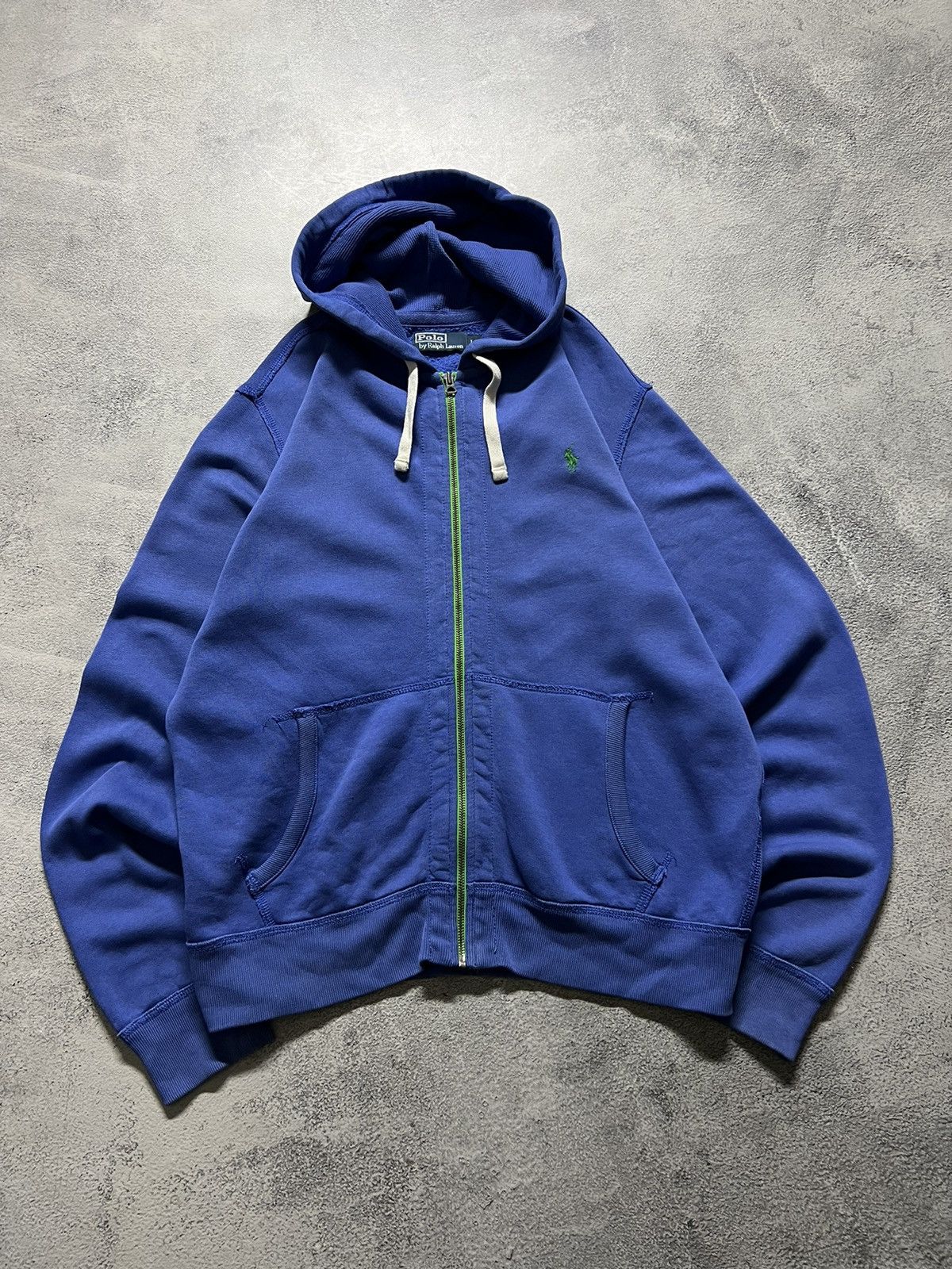 Polo Ralph Lauren × Vintage Vintage Y2k Polo By Ralph Lauren 💙 Zip Hoodie 90’s Size US L / EU 52-54 / 3 - 1 Thumbnail