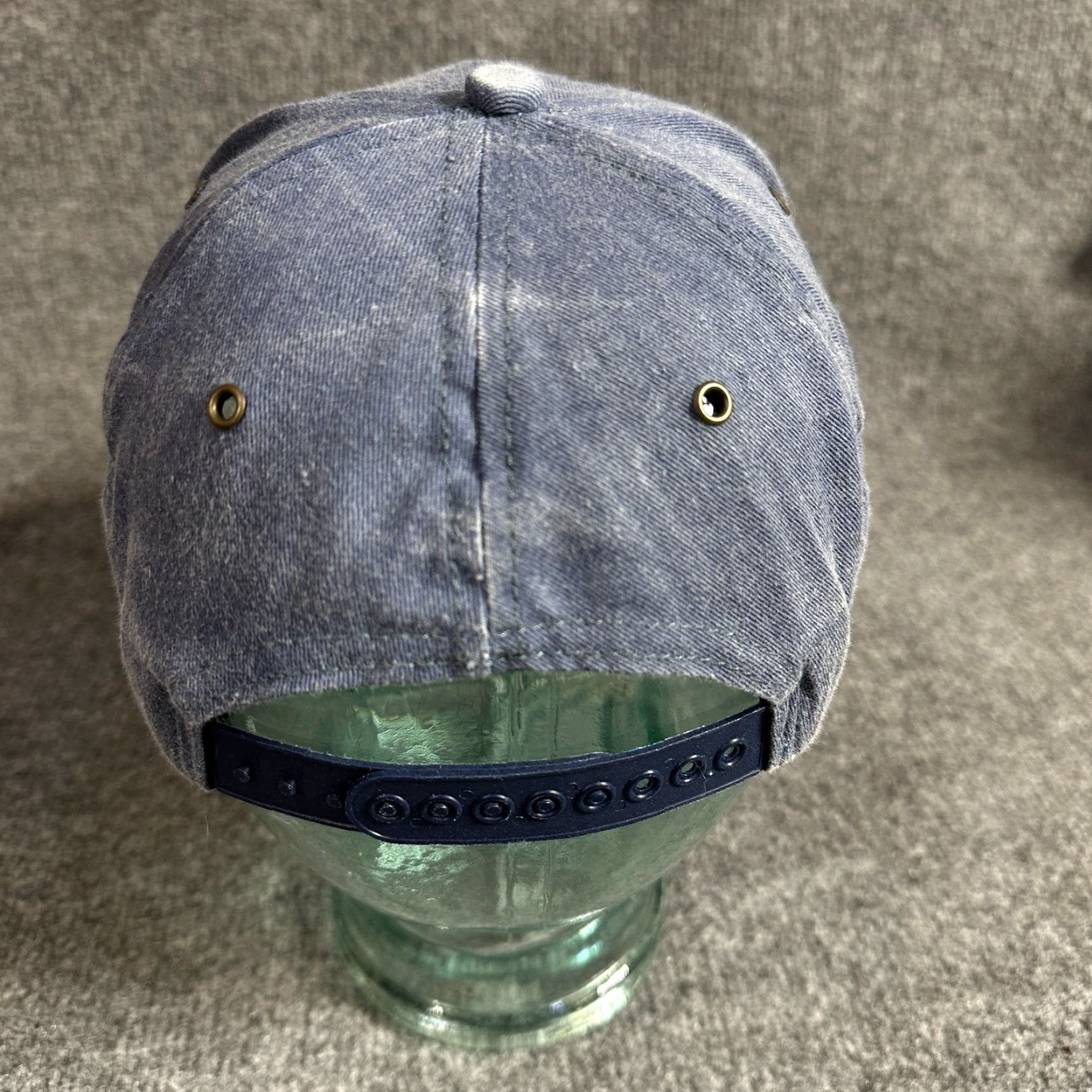 Vintage VINTAGE K-Products Eagle Power Equipment Hat Blue Snapback Unisex Adults Adjustable Cotton USA 90s Mens Size ONE SIZE - 2 Thumbnail