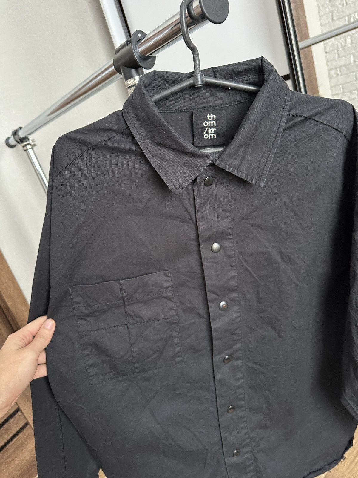 Thom Krom Thom Krom Oversized Shirt Stretch Button Up Long Sleeve Size US S / EU 44-46 / 1 - 8 Thumbnail