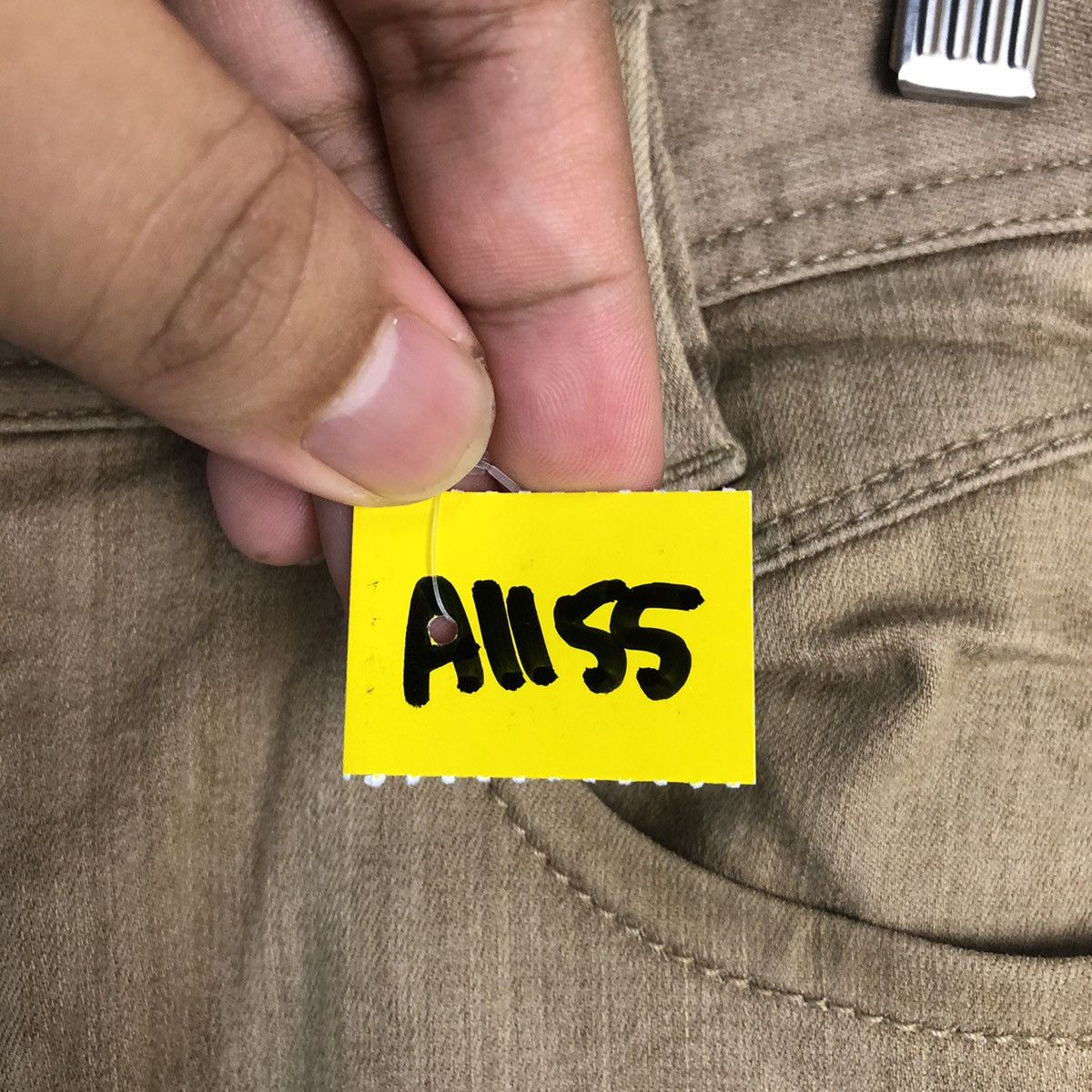 Japanese Brand Back Number Brown Cargo Multipocket Pants #A1155 Size US 32 / EU 48 - 10 Thumbnail