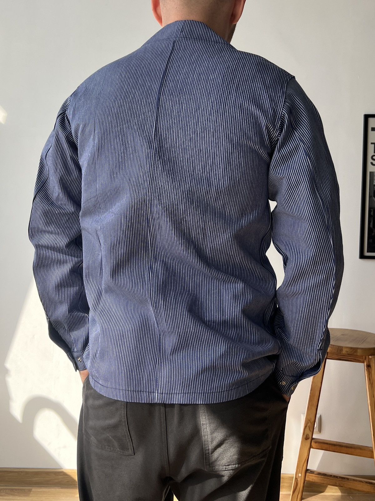 Other Vintage PEBO Swiss Workwear 80s Chore Jacket Blue sz 46 S-M Size US S / EU 44-46 / 1 - 3 Thumbnail