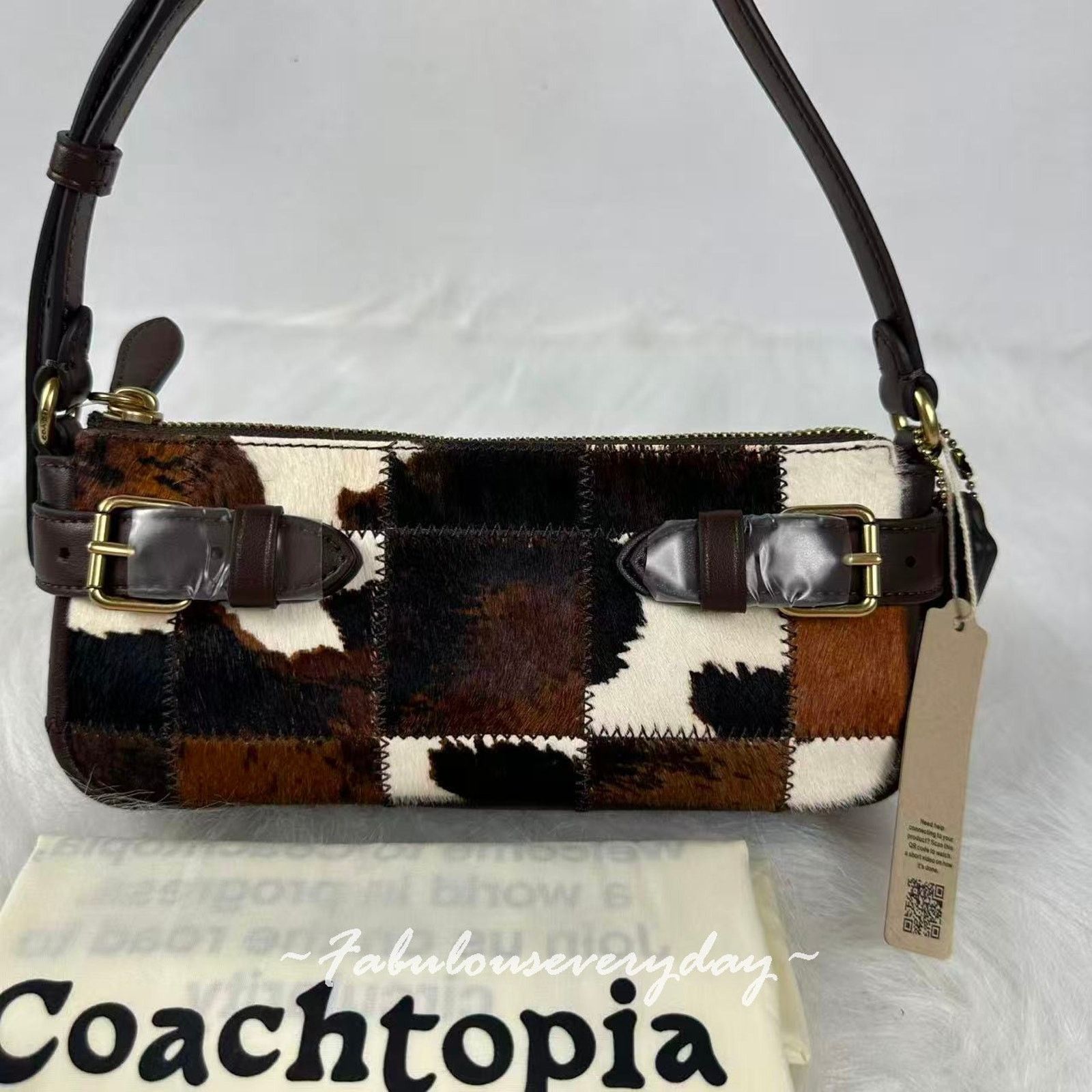 Coach Coach Coachtopia Alter Ego Cow Hair Side Buckle Shoulder Bag Size ONE SIZE - 1 Thumbnail