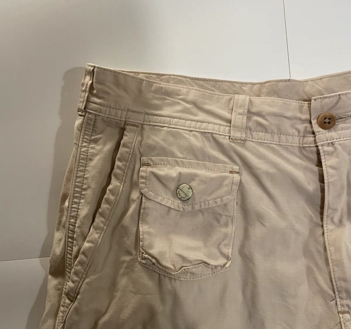 Ralph Lauren Ralph Lauren Light Khaki Cargo Shorts K24 Size US 32 / EU 48 - 5 Thumbnail