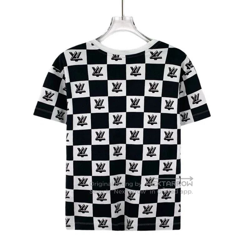 Louis Vuitton Louis Vuitton Black Checkerboard Print T-Shirt. Size US XS / EU 42 / 0 - 2 Thumbnail