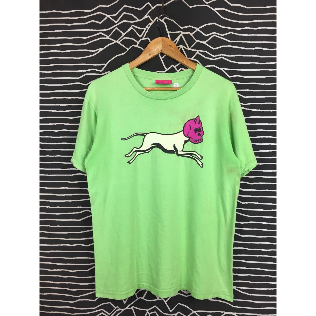 Mishka Mishka NYC Running Cat Skull Graphic Streetwear Tee Size US M / EU 48-50 / 2 - 1 Thumbnail